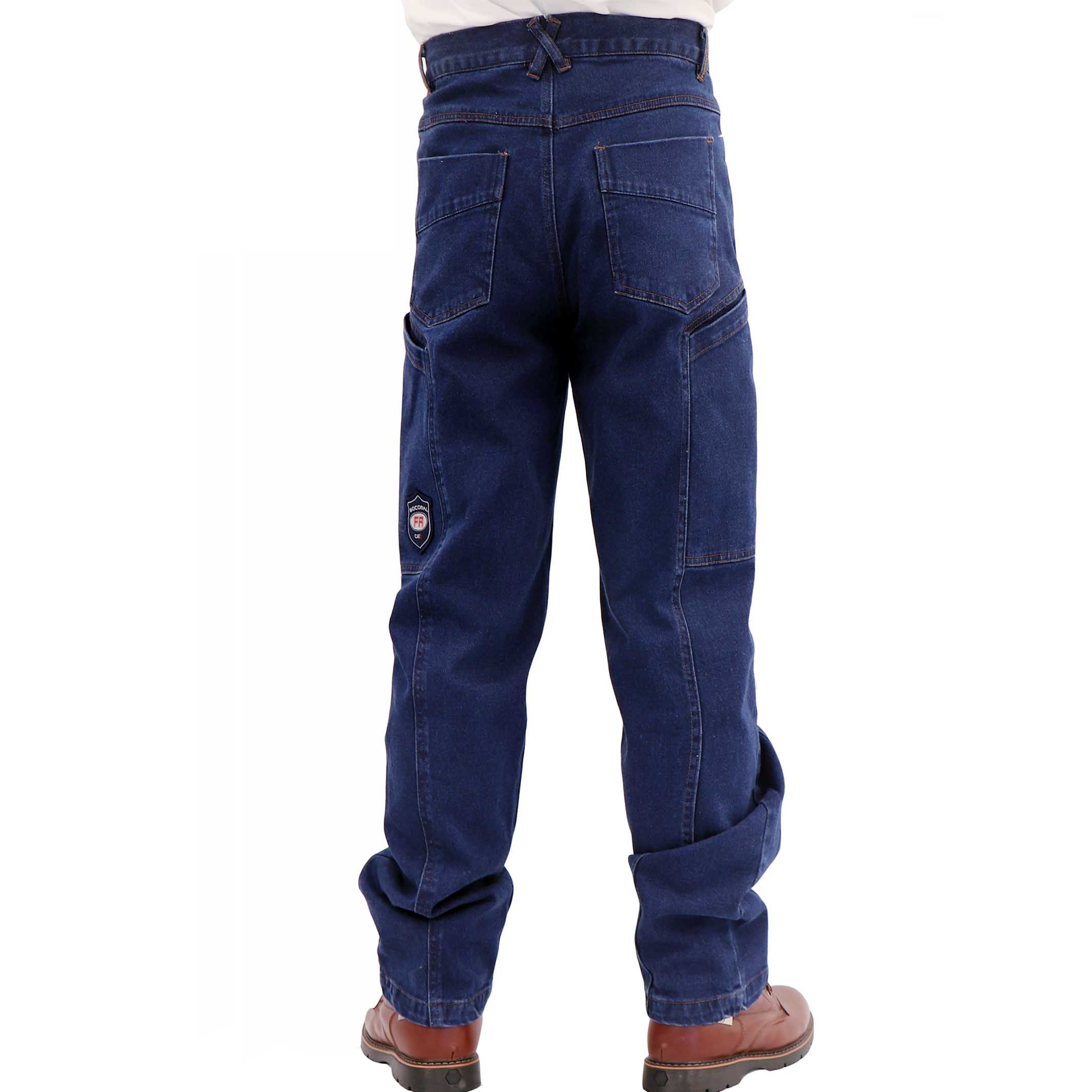Bocomal 11oz Blue Denim Fire Retardant Jeans welding pants