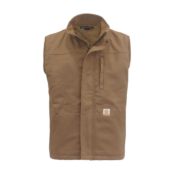 Lined Vest Water/Rain Repellent and Oil Resistant(Soft Flannel Lining)