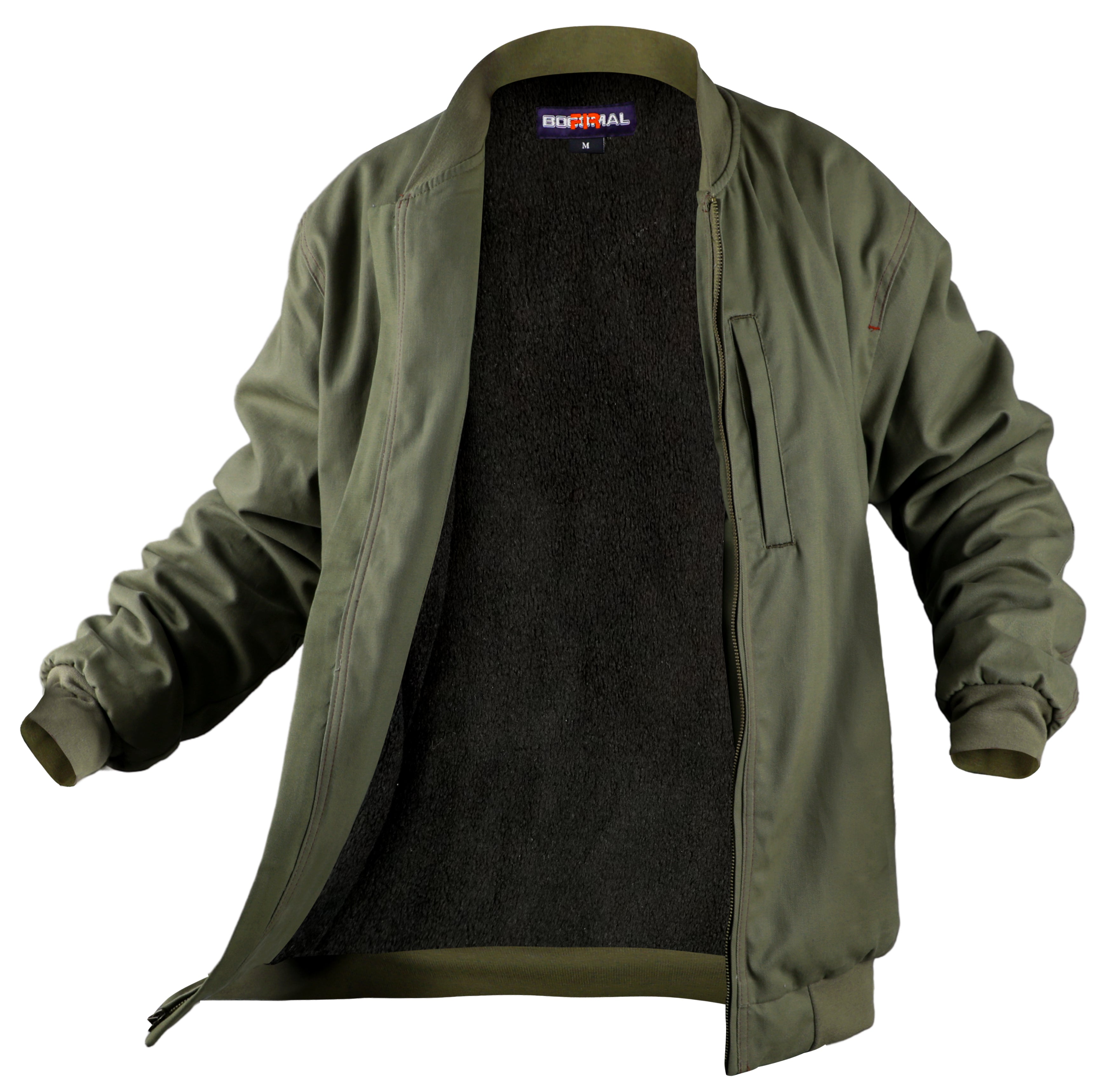 Lined Jacket Water/Rain Repellent and Oil Resistant/Fleece Lining-1426