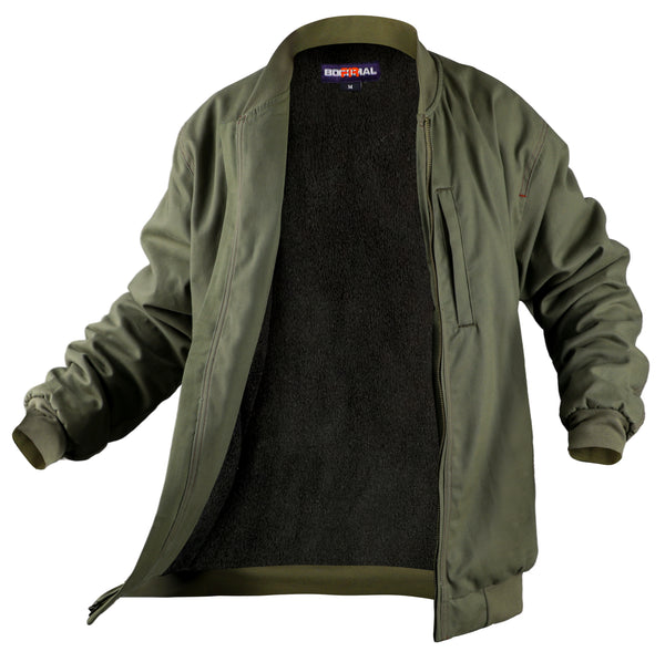 Lined Jacket Water/Rain Repellent and Oil Resistant/Fleece Lining-1426