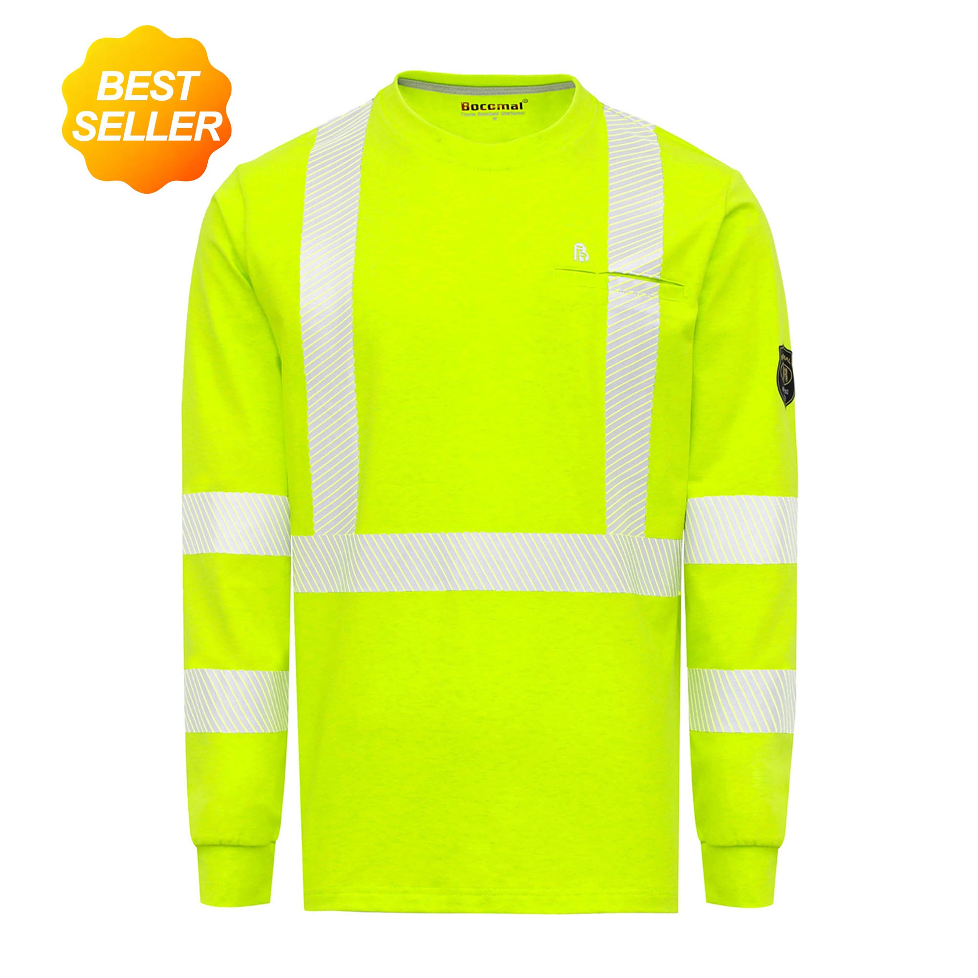 6OZ Hi Vis T-Shirts(Normal Yellow Color)-0624