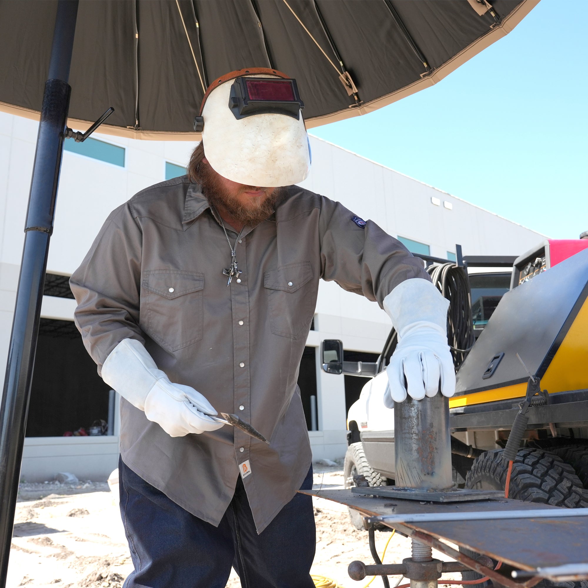 6.5OZ Classic Shirts With Pearl Snap-0901-1