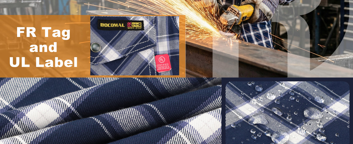 7.5OZ FR 100% C NFPA2112 Welding Shirt- 0910