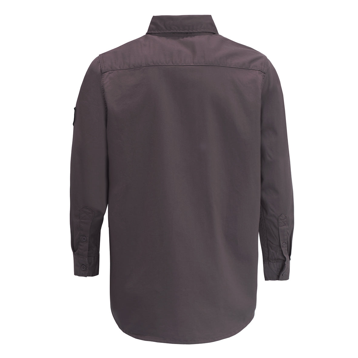 BOCOMAL Men's FR Twill Button Down Work Shirt,Arc Flash Long