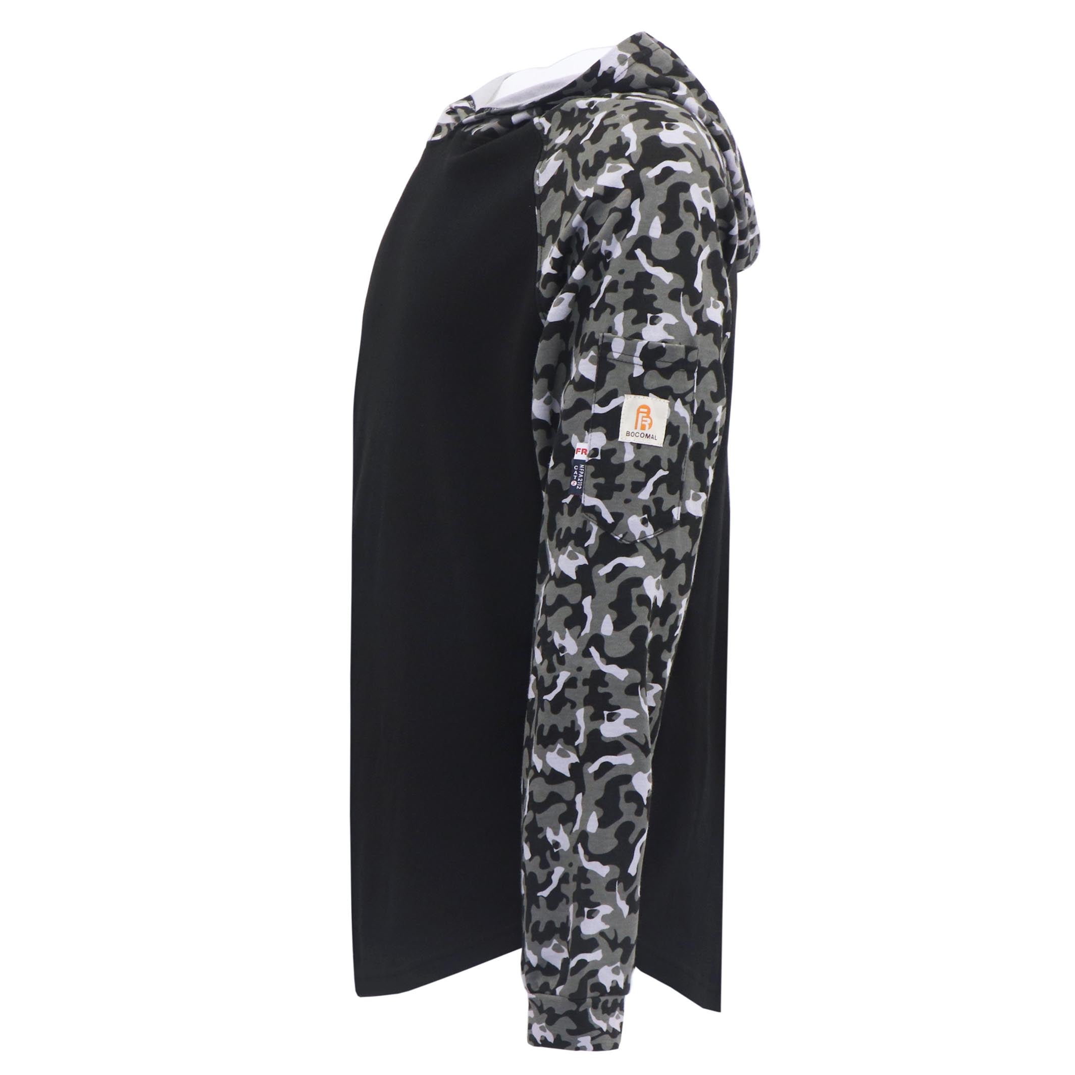 7OZ Buttonless Hoodie T-Shirts/Camouflage-6303