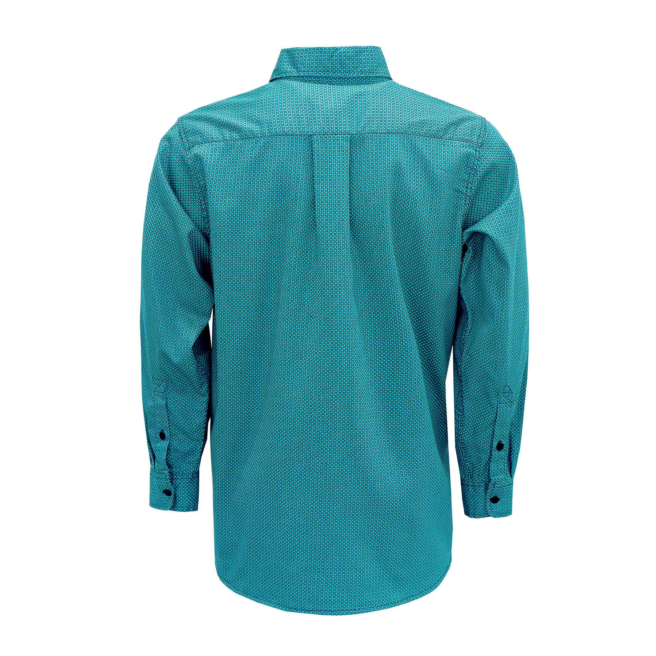 6.5oz Cotton Button Up Printed Plaid Flame Resistant Welding Shirts (Final Sale)