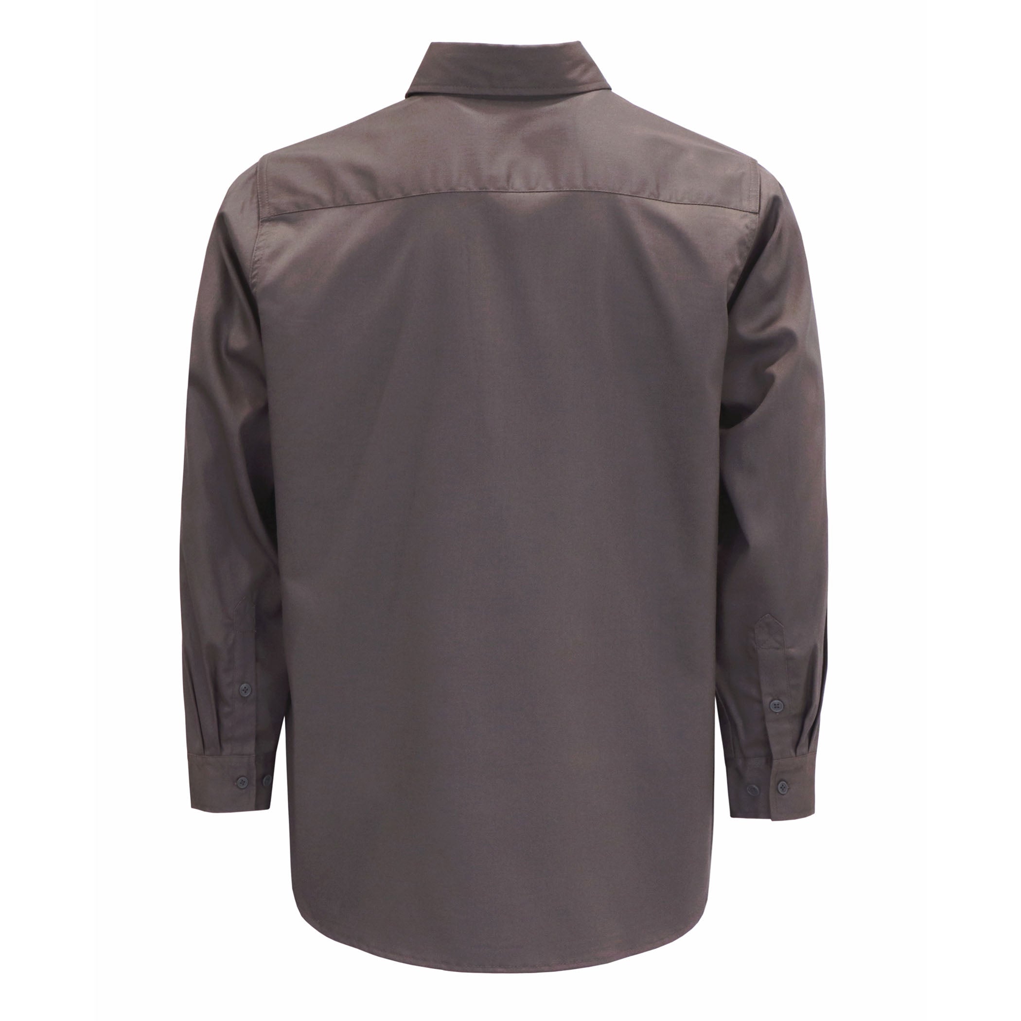 BOCOMAL Men's FR 6.5OZ Long Sleeve Twill Button Down Shirts,CAT 2