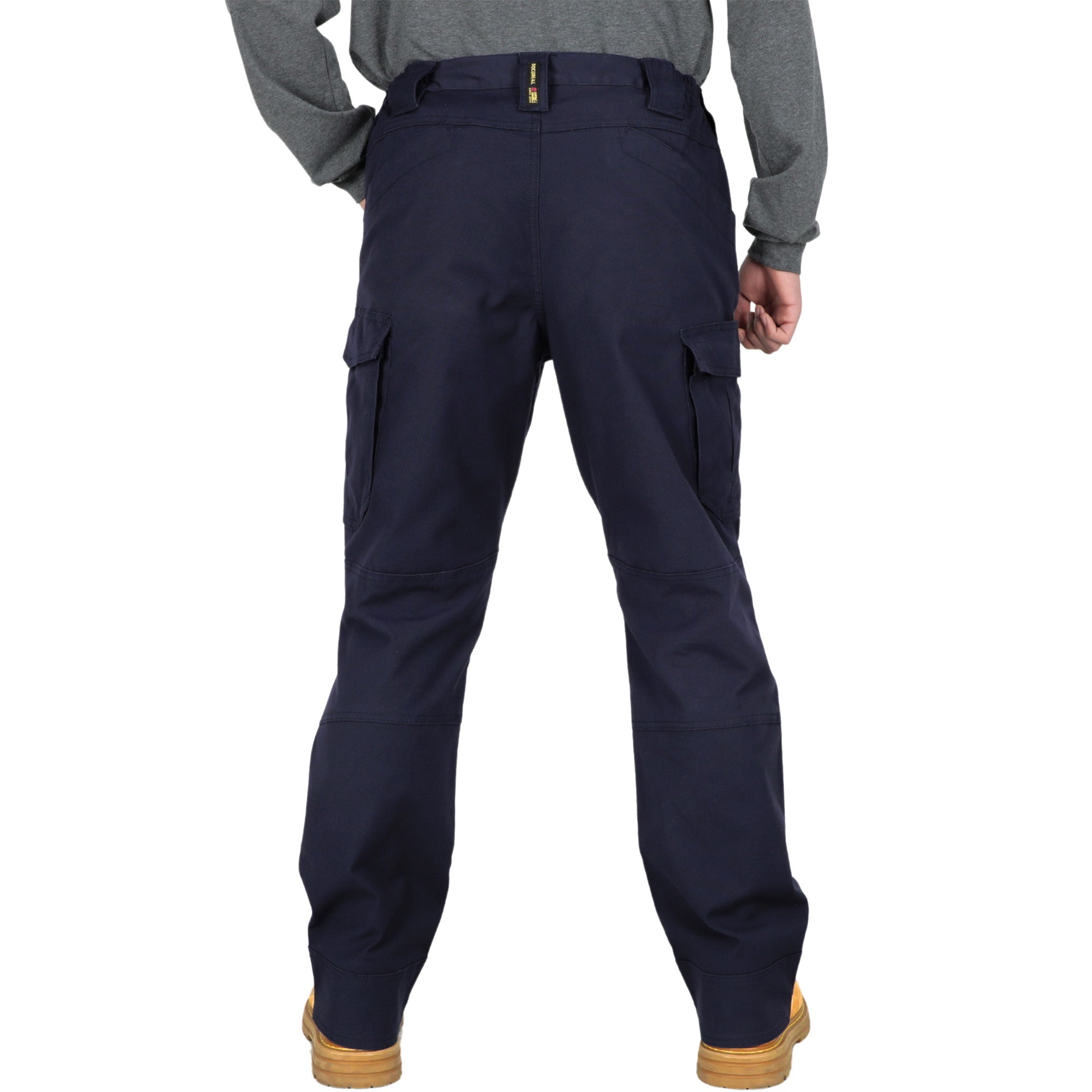 8.5OZ Cargo Pockets Dura-Stretch Rip-Stop Soft Canvas FR Reinforced Work Pants-8432