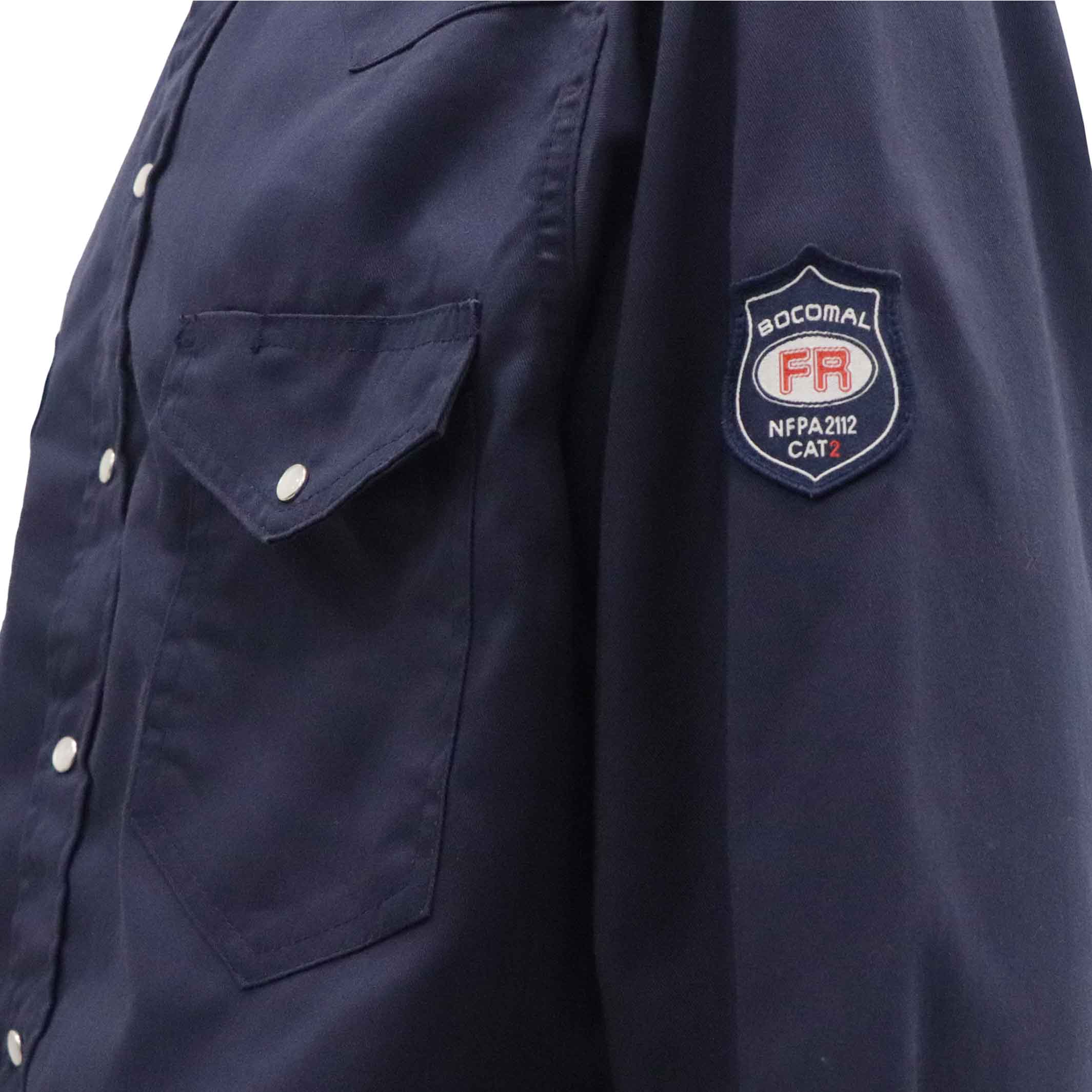 7.5OZ Solid Color Classic Shirts With Pearl Snap-10901