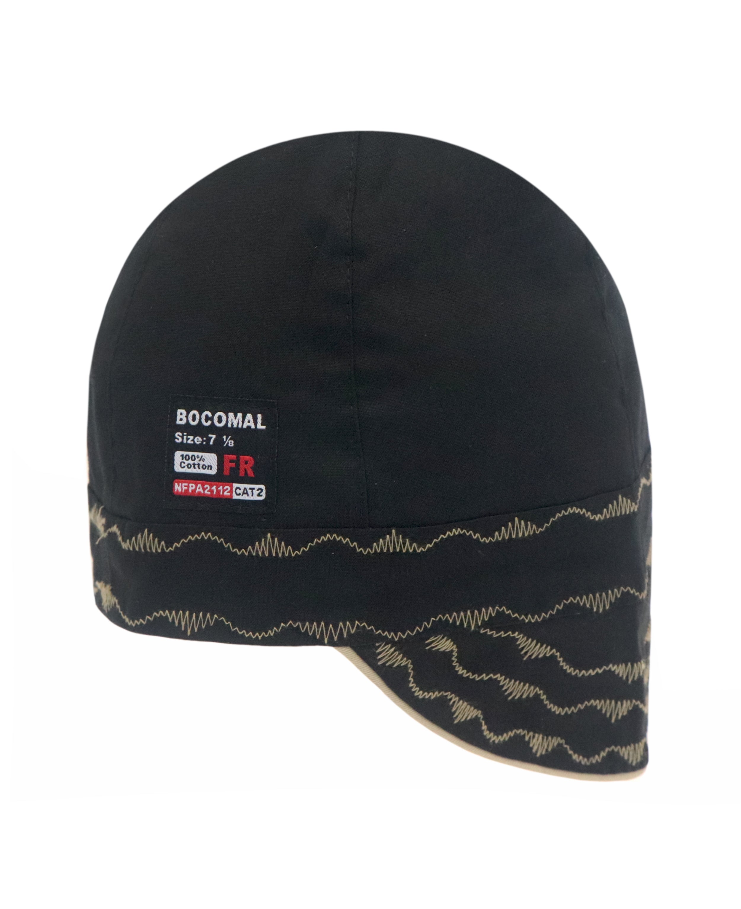 High Deep CAT2 Flame Resistant Midweight 6 Pannel Welder Caps-4801