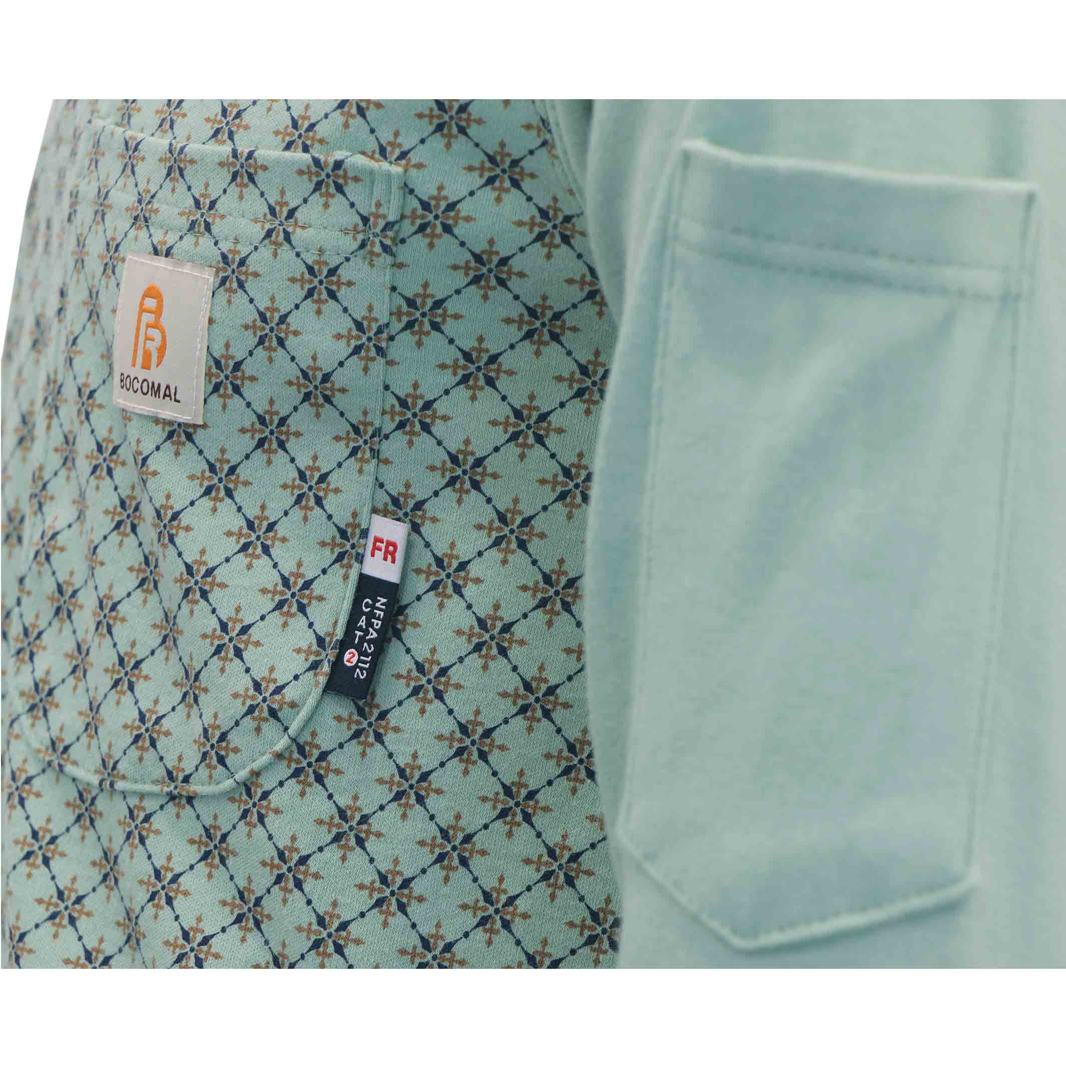 7OZ Button Pullover T-Shirt/Camouflage-5703