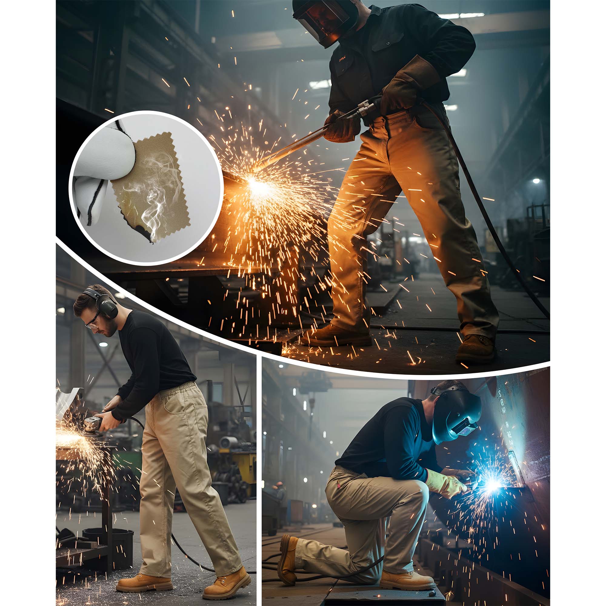 7.5OZ  Relaxed FR Work Pants（Final sale: Limit 2pcs）-7901