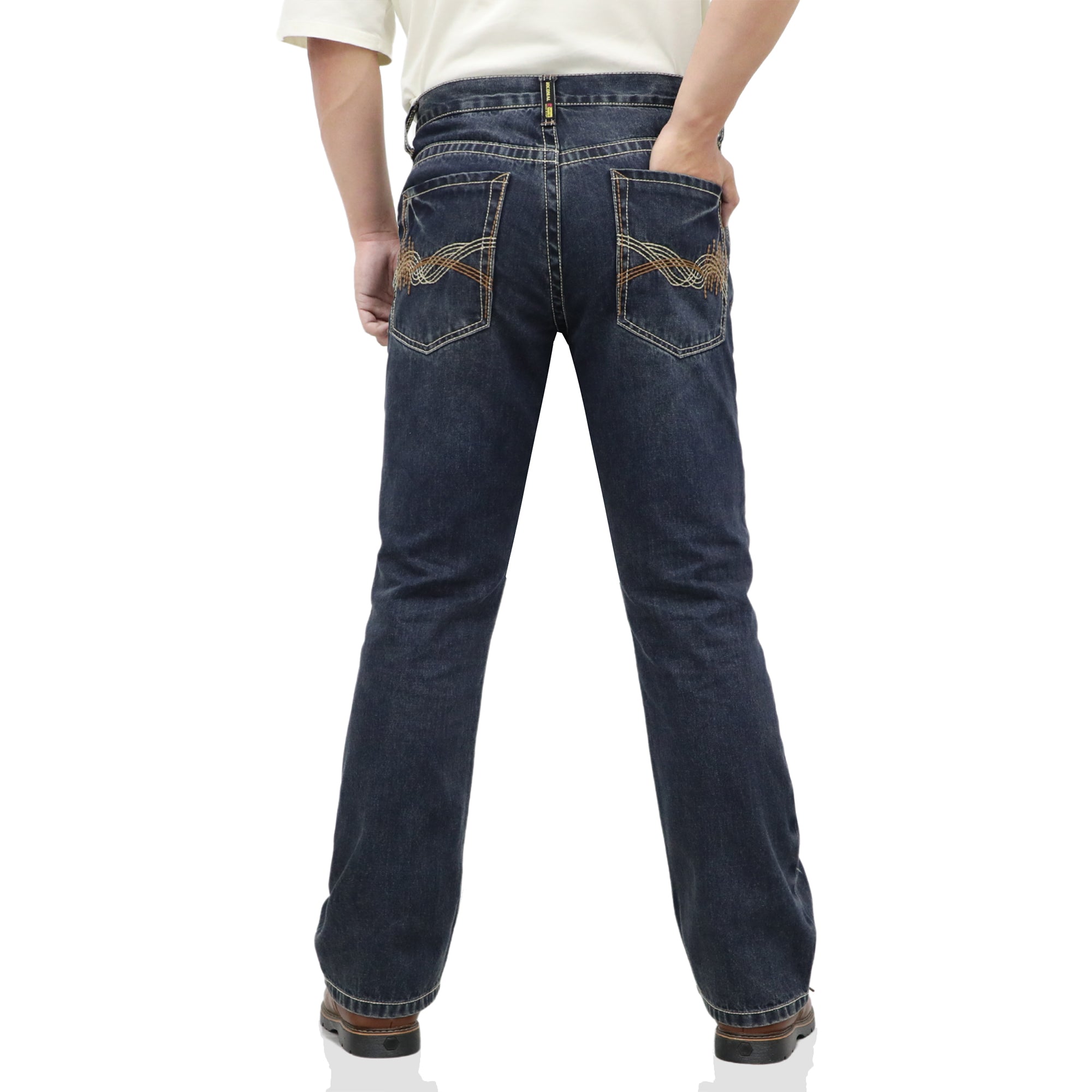 10oz Midweight EX-Soft Relaxed Boot Vintage Washed FR Work Pants-8306