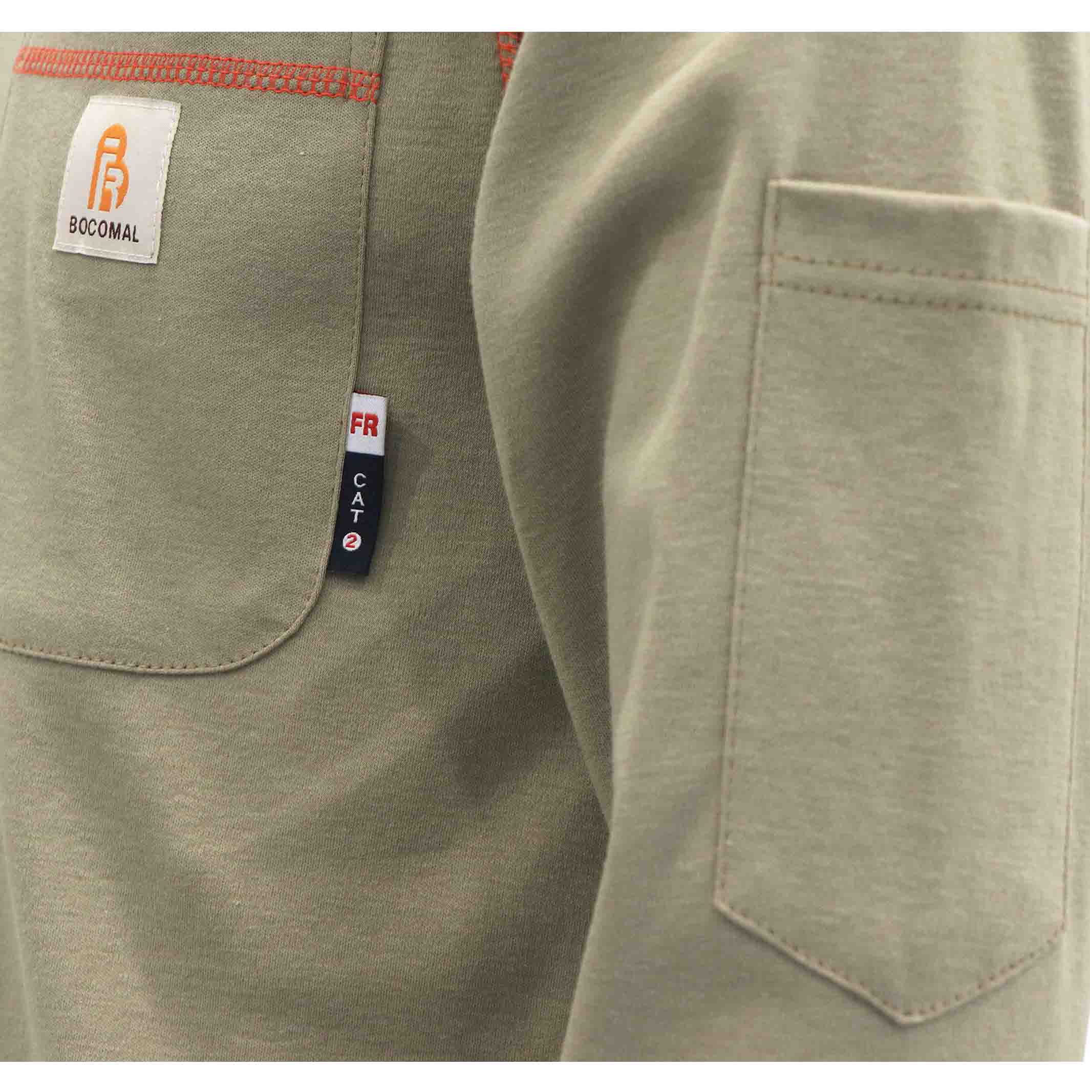 BOCOMAL FR Flame Resistant Shirts Light Weight CAT2 Fire Retardant