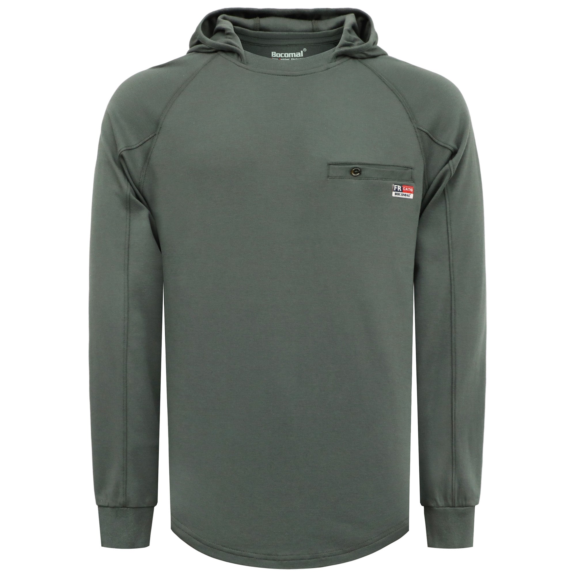 5.5oz Lightweight Flame Resistant Long Sleeve Hoodie Shirt-5808H