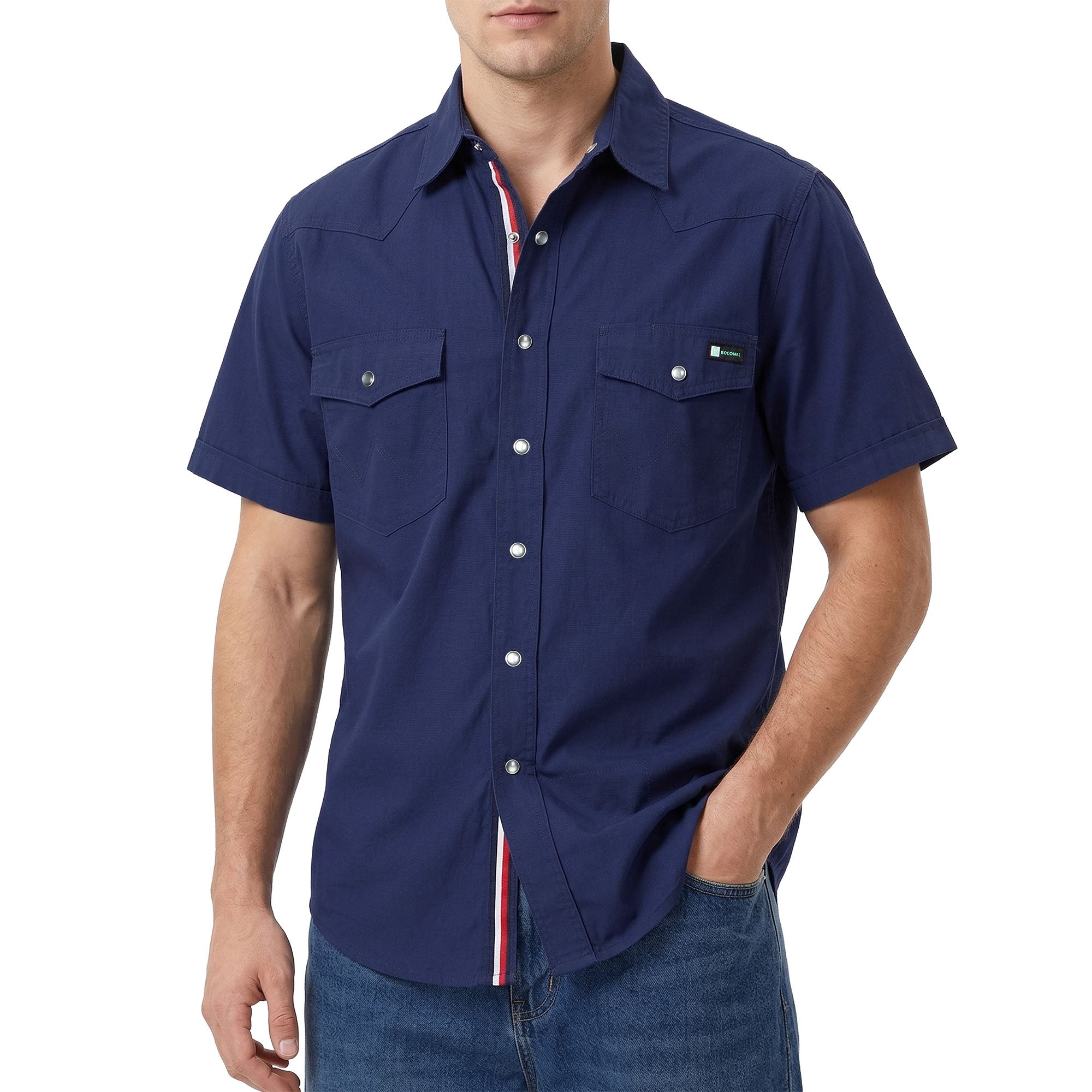 5OZ Lightweight 100% C Chambray Shirt (NON-FR)-SH041L