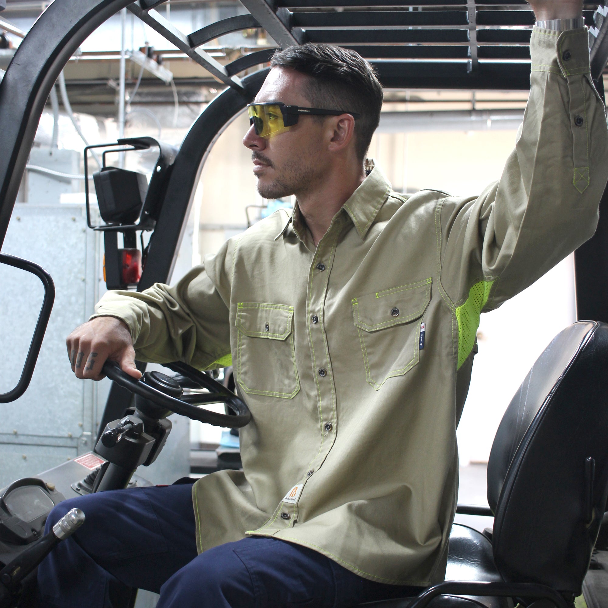 6.5OZ Solid Color Shirts/Vented Mesh Back & Underarm Breathable (Final sale)-1307