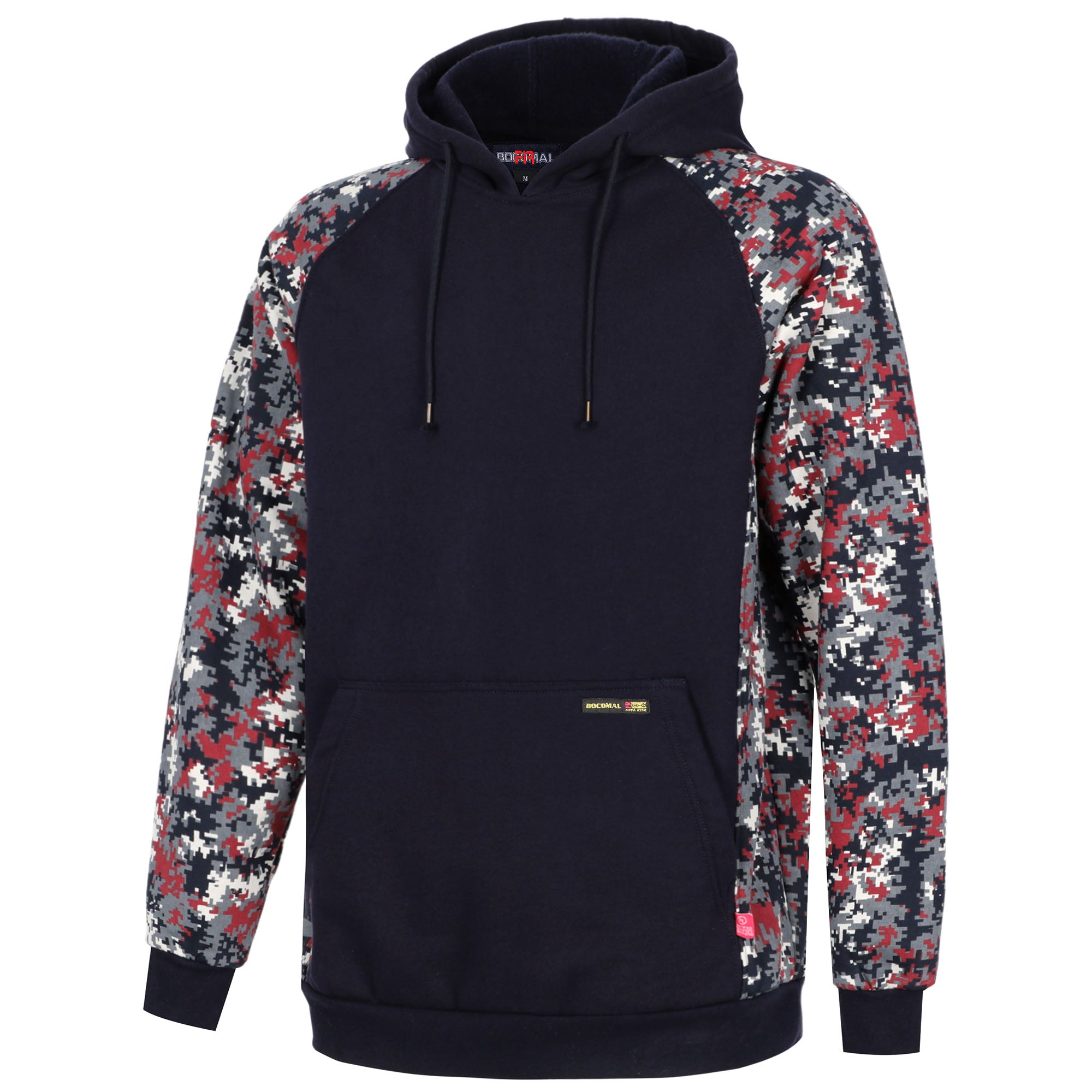 12oz Heavyweight Cotton Fleece Pullover Camouflag FR Hooded Sweatshirts-9431C