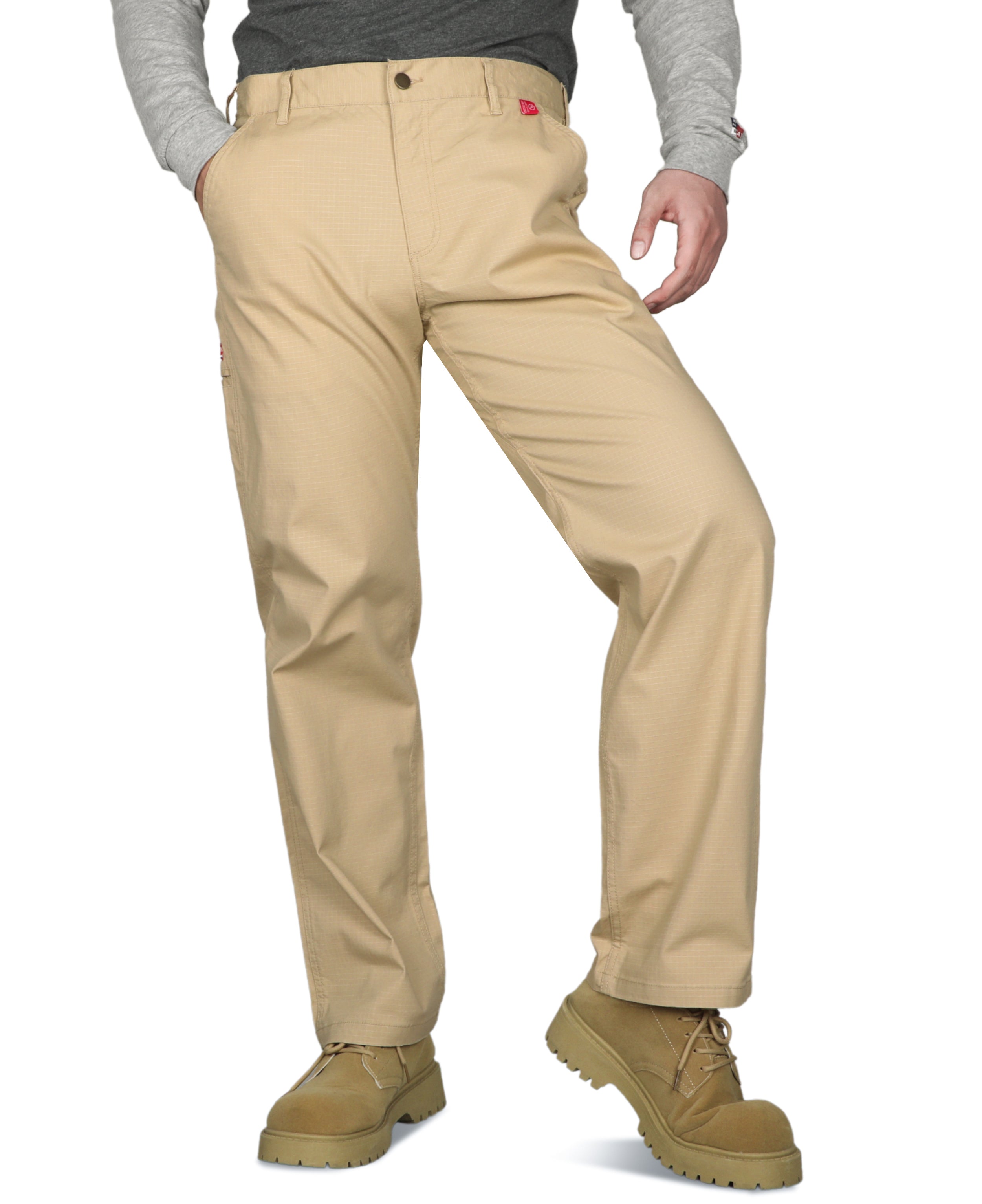 6OZ Light Weight Casual Style Rip Stop Pants/Water Repellent-2228