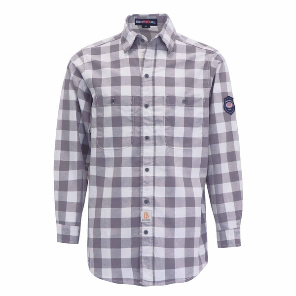 7.5OZ Classic Plaid Shirts With Button