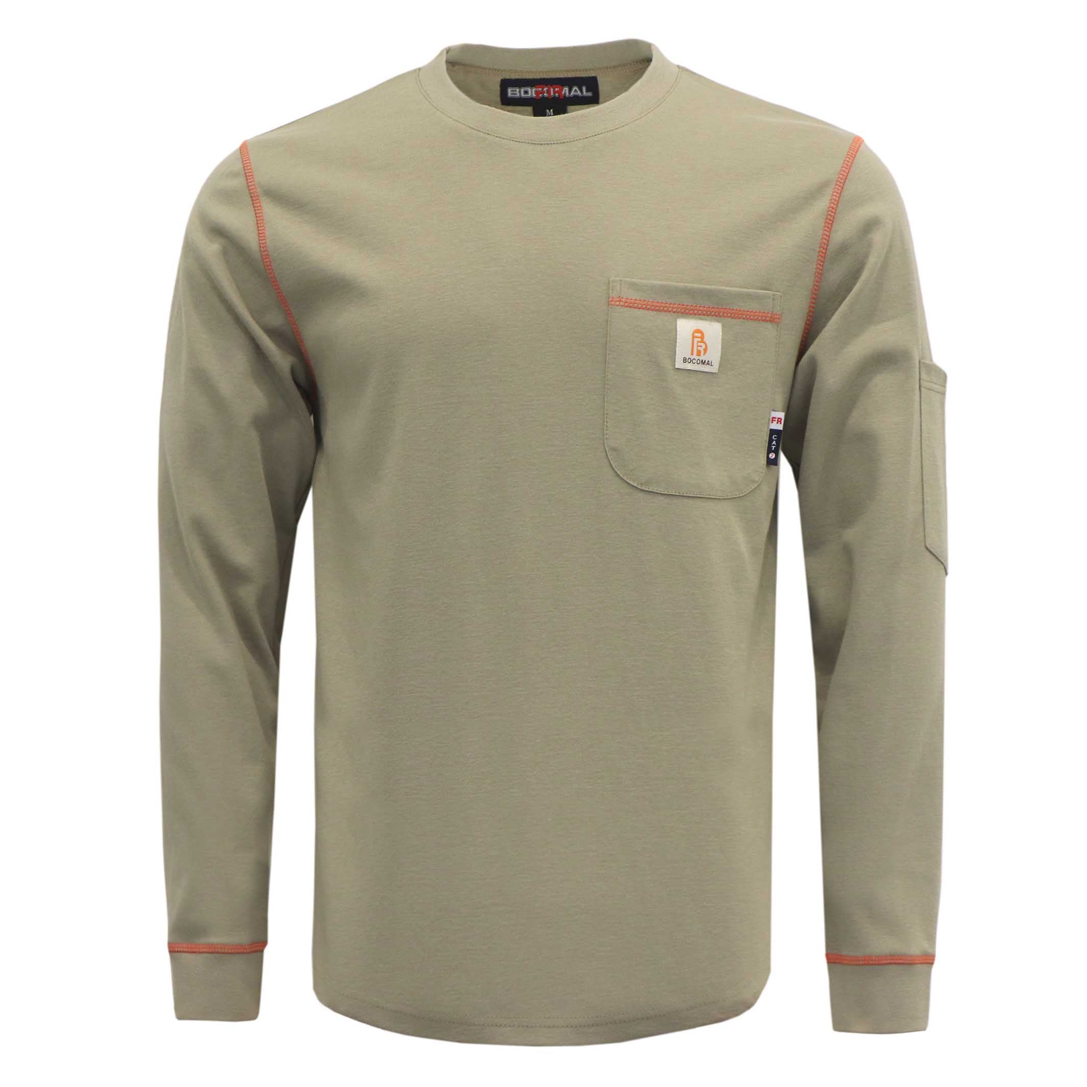 BOCOMAL FR Flame Resistant Shirts Light Weight CAT2 Fire Retardant