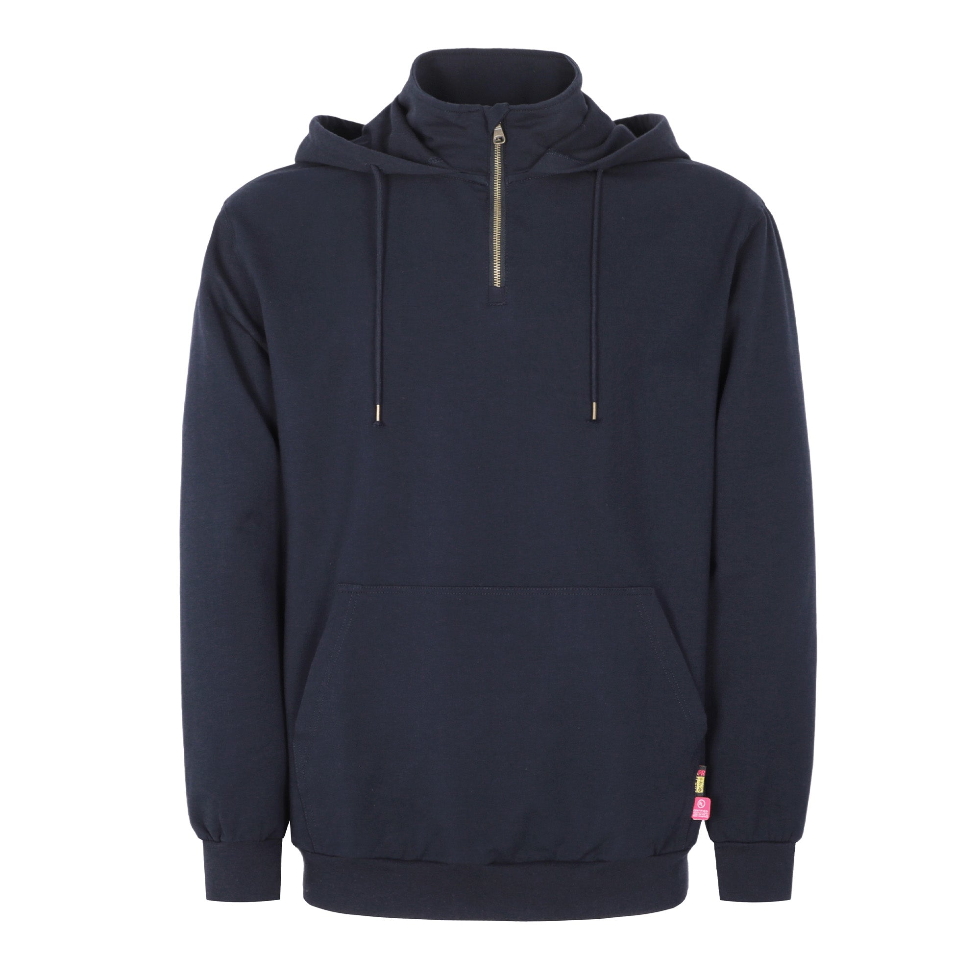 7.5oz Lightweight 1/4 Quarter Zipper Water/Stain Repellent FR Hooded Sweatshirts -4513