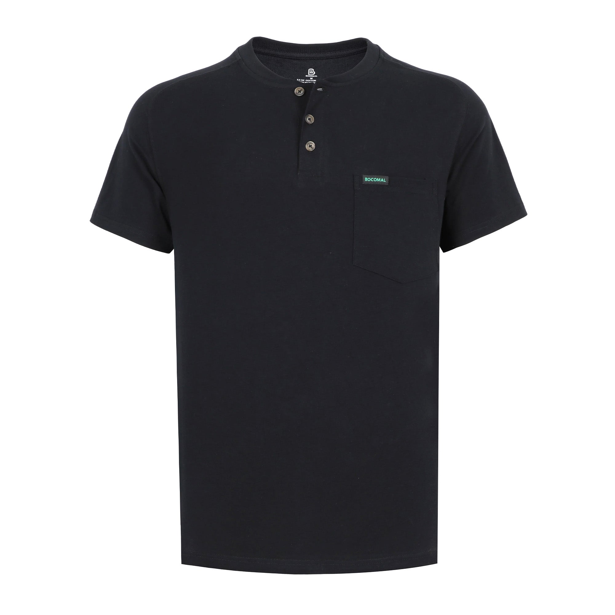 5.5OZ Lightweight Henley Short Sleeve T-Shirts(NON-FR) - TS011M