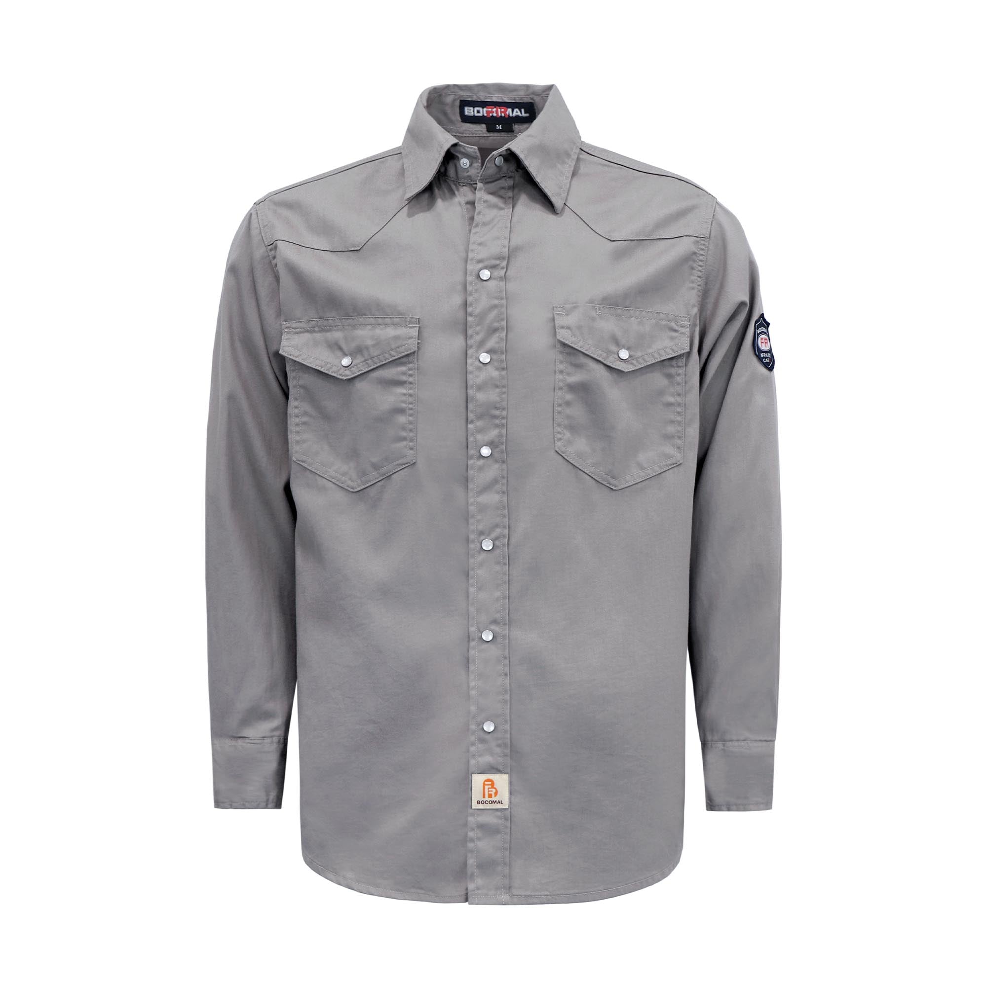 6.5OZ Classic Shirts With Pearl Snap-0901-1