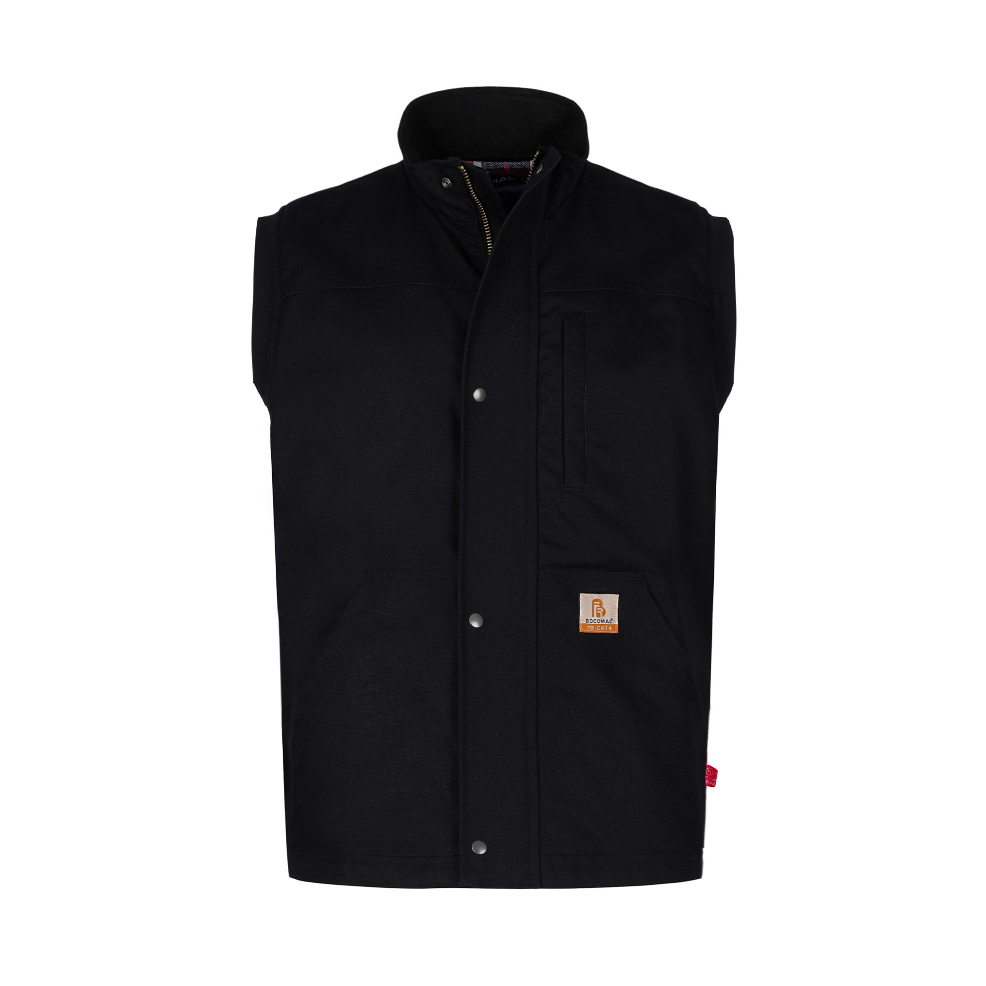 Lined Vest Water/Rain Repellent and Oil Resistant(Soft Flannel Lining)-3104