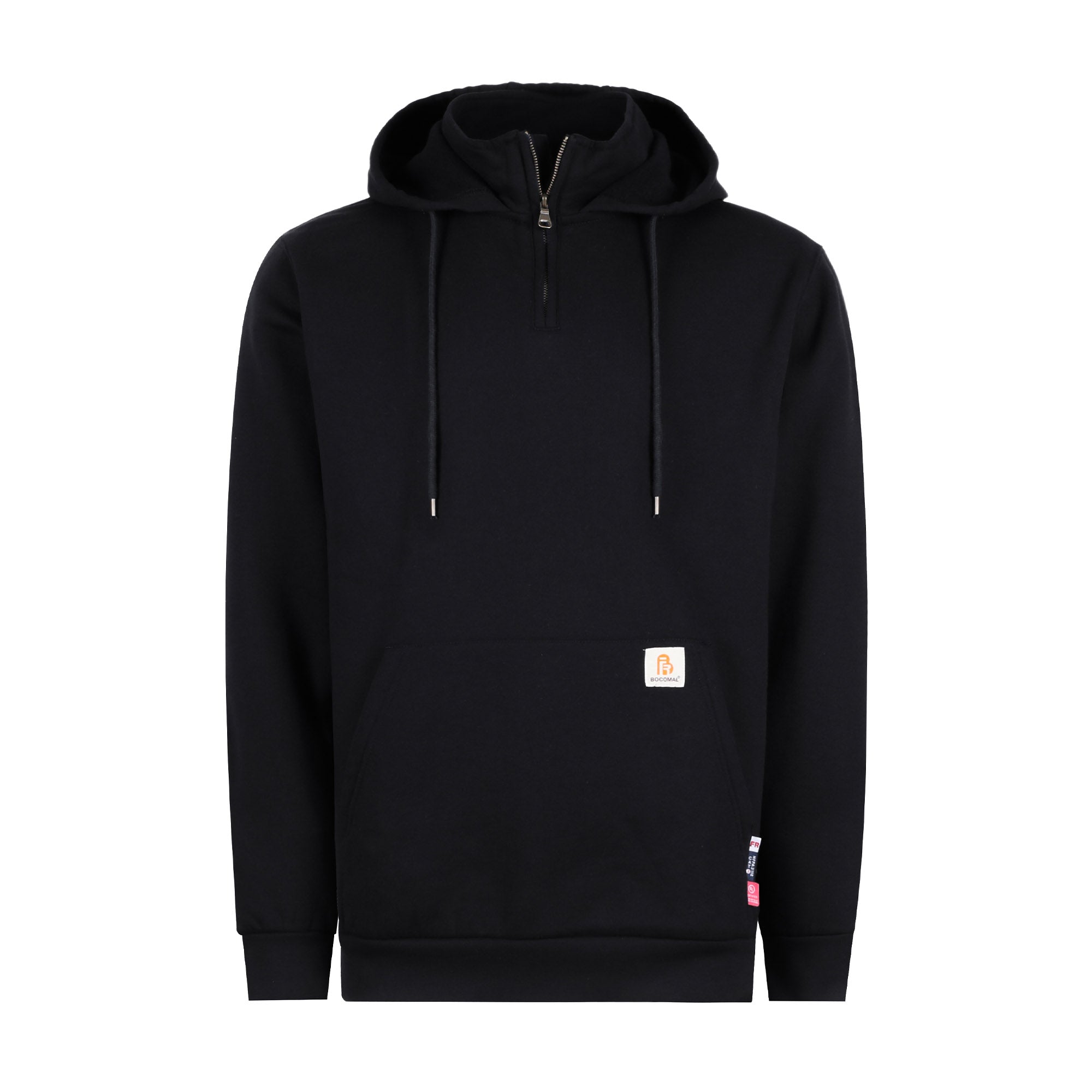 10.5 OZ Classic 1/4 Zipper Pullover Hoodies/Solid Color-4509