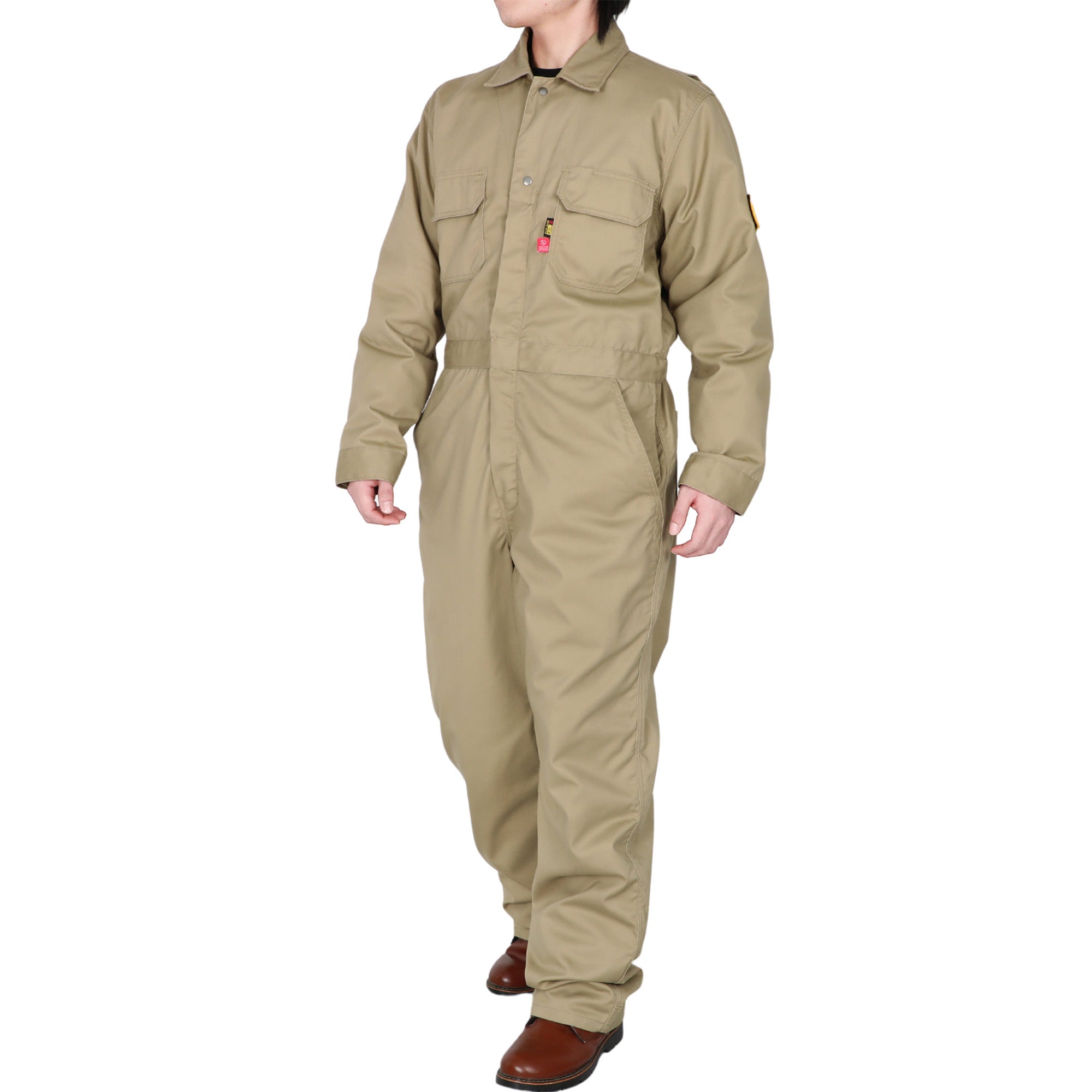 7.5oz Cotton Twill Flame Resistant Fire Retardant Work Coverall - 2401