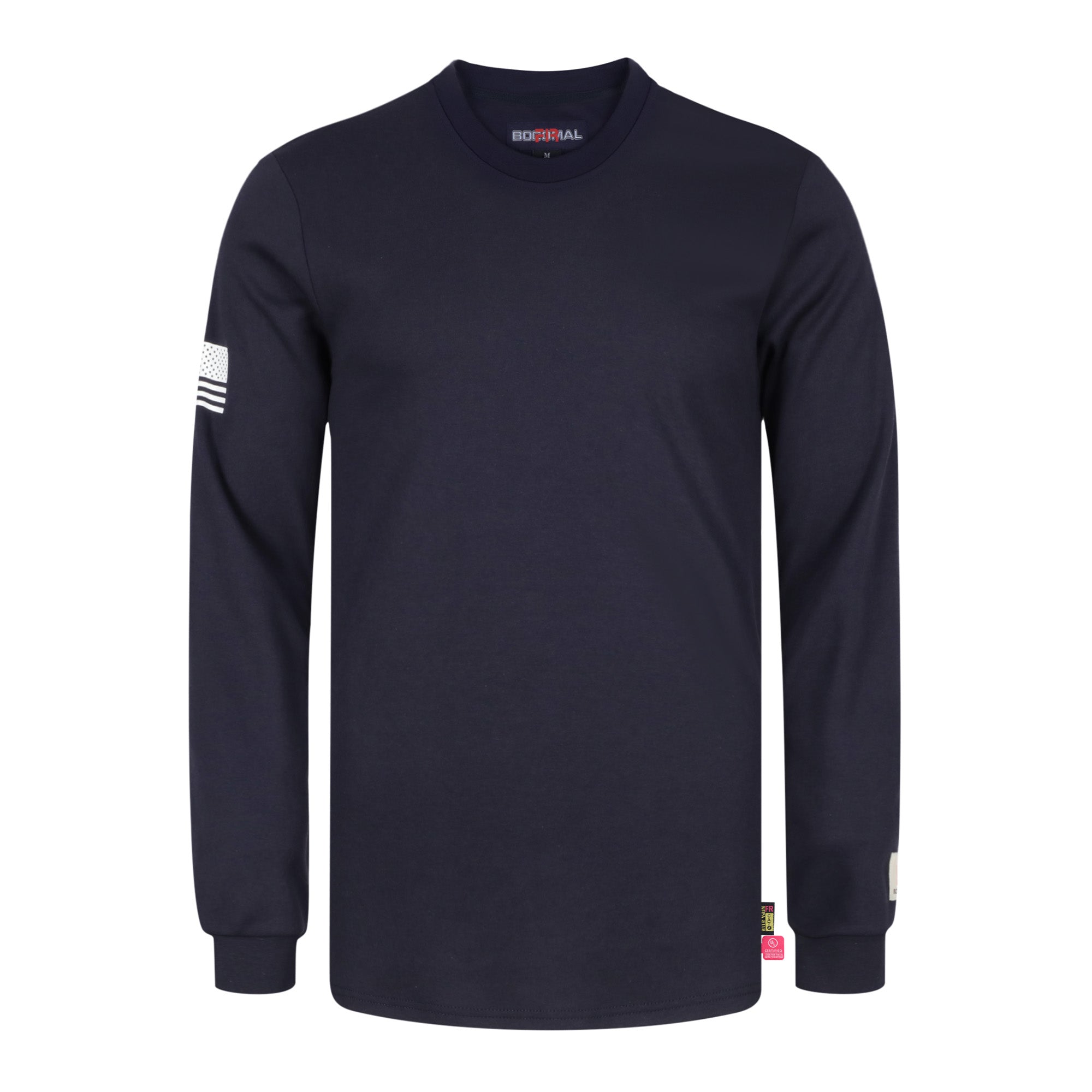 7oz Midweight Flame Resistant Flag/Skull Print Henley T-Shirts NFPA2112 CAT2-D1203