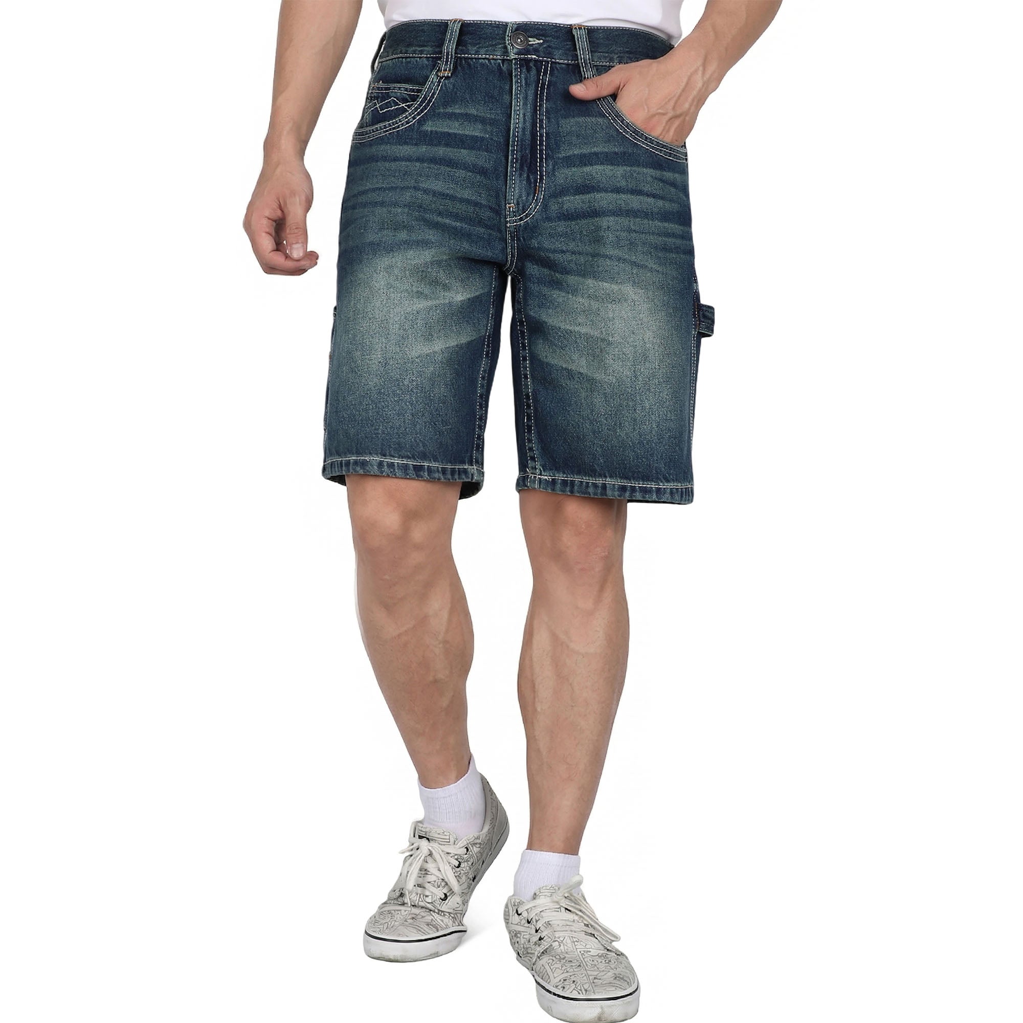 12.5OZ Heavy Duty 100% C Relaxed Denim Shorts (NON-FR)-PN102A