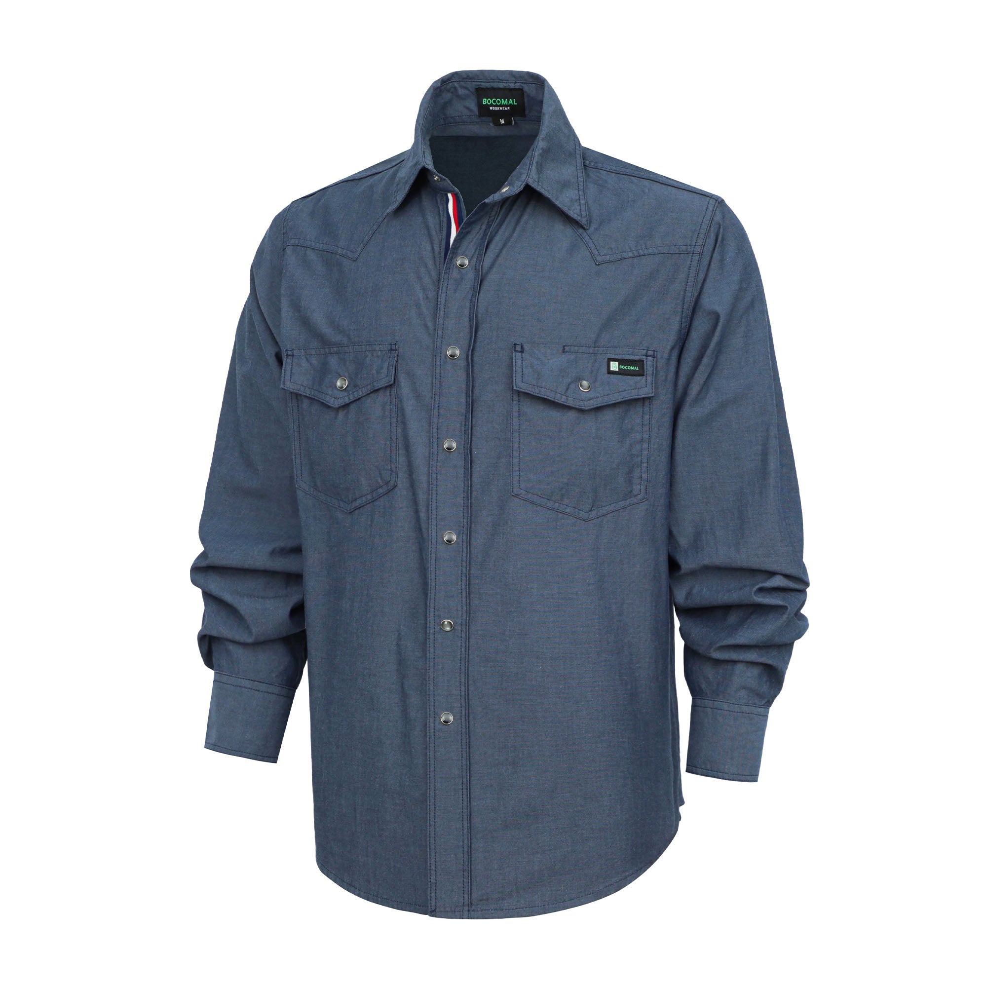 5OZ Lightweight 100% C Chambray Work Shirts(NON-FR) - SH041Q