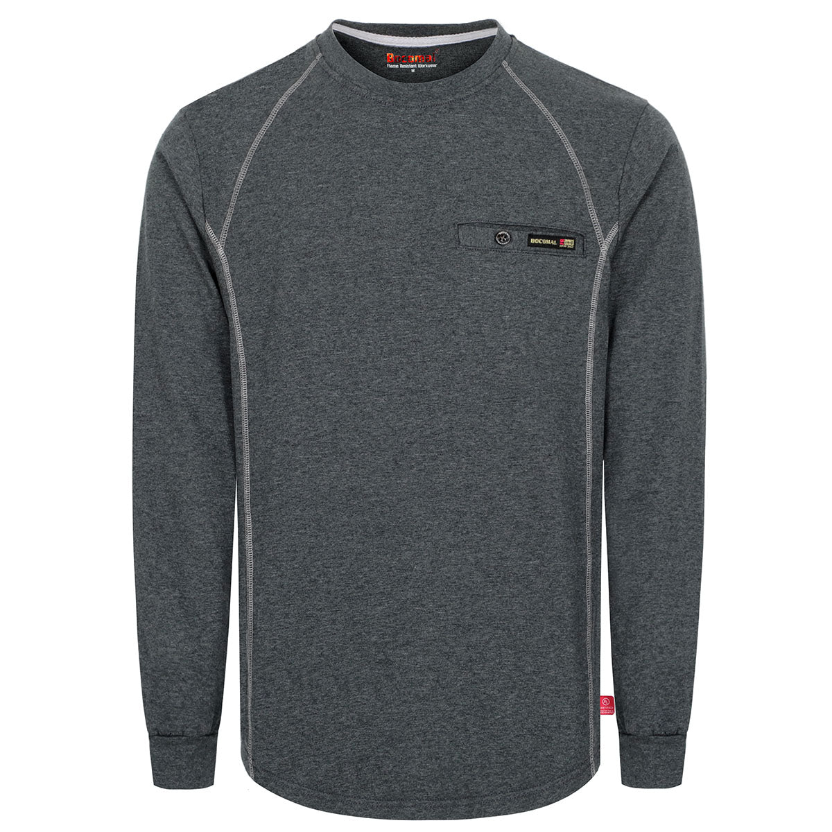 6OZ FR Mid-weight Melt Pocket Crew Neck T-shirts-4422