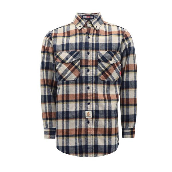 9.5OZ Plaid Flannel Shirts With Button