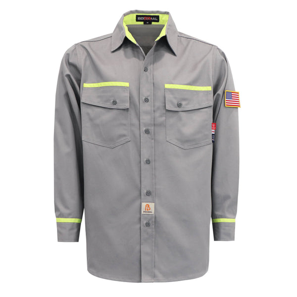 6.5OZ Solid Colr Shirt With Button/Water & Oil Repellent Finish
