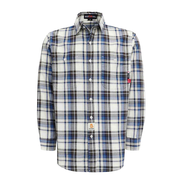 7.5OZ Classic Plaid Shirts With Button