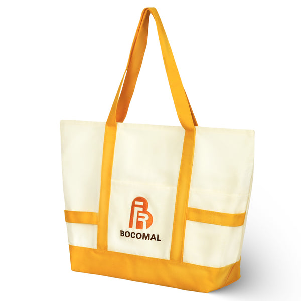 20"x16.5" Premium Reusable Trapezoidal Canvas Tote Bags(NON-FR)