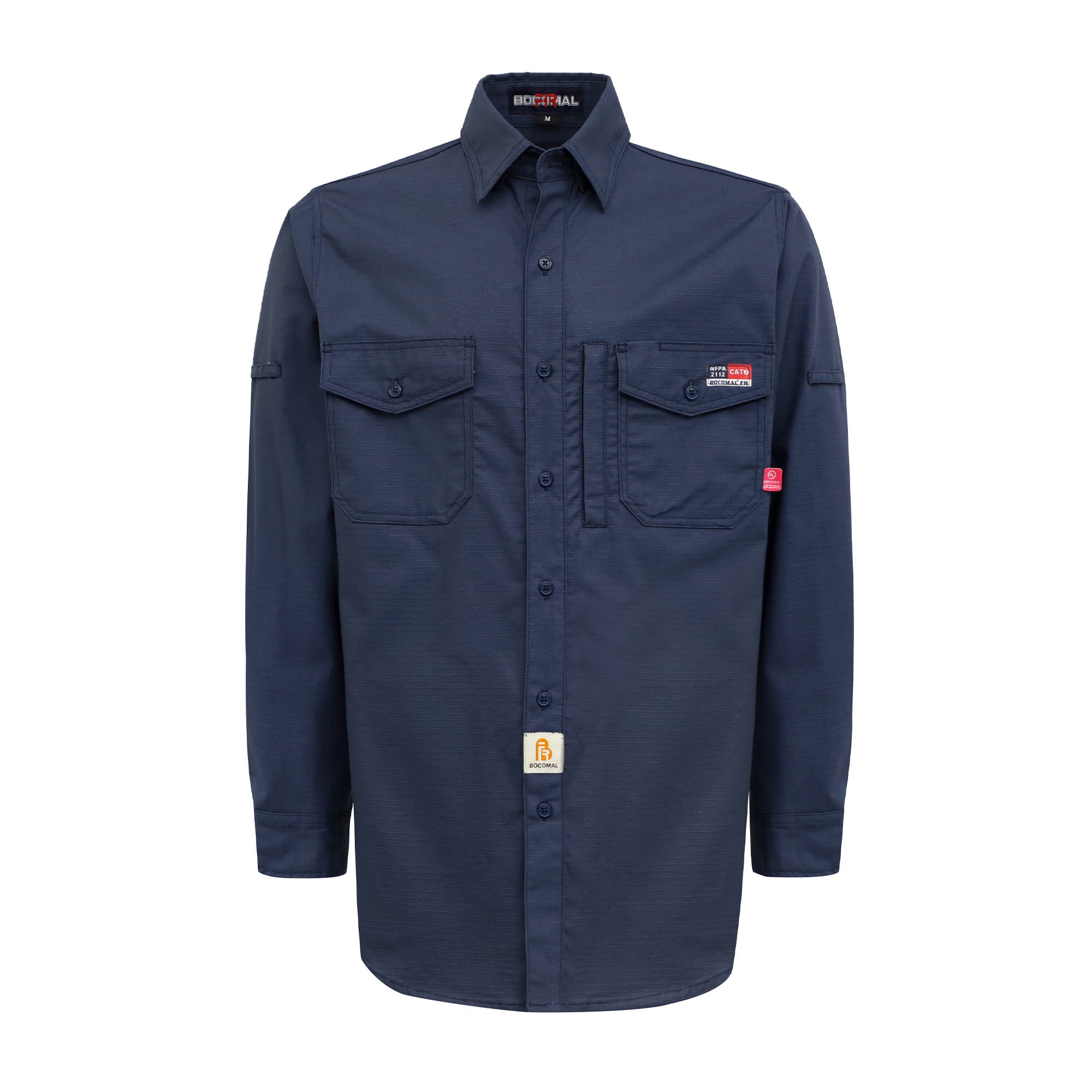 6OZ Solid Ripstop Water Repellent Work Shirt -6628