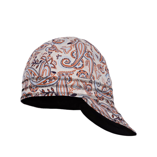 6.5OZ Mid-weight Cotton Twill Flame Resistant Paisley Printed Welding Cap - 4816S
