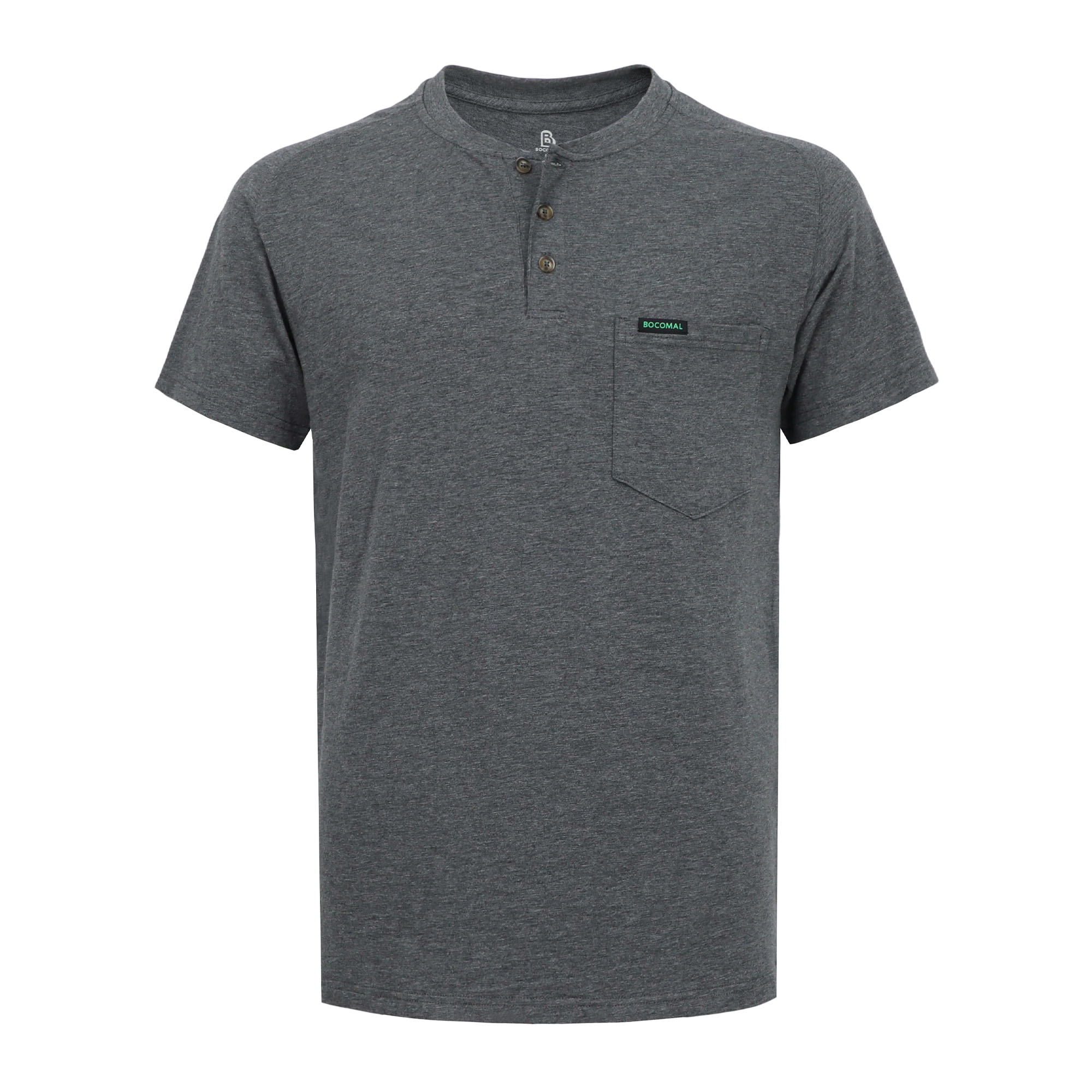 5.5OZ Lightweight Henley Short Sleeve T-Shirts(NON-FR) - TS011M