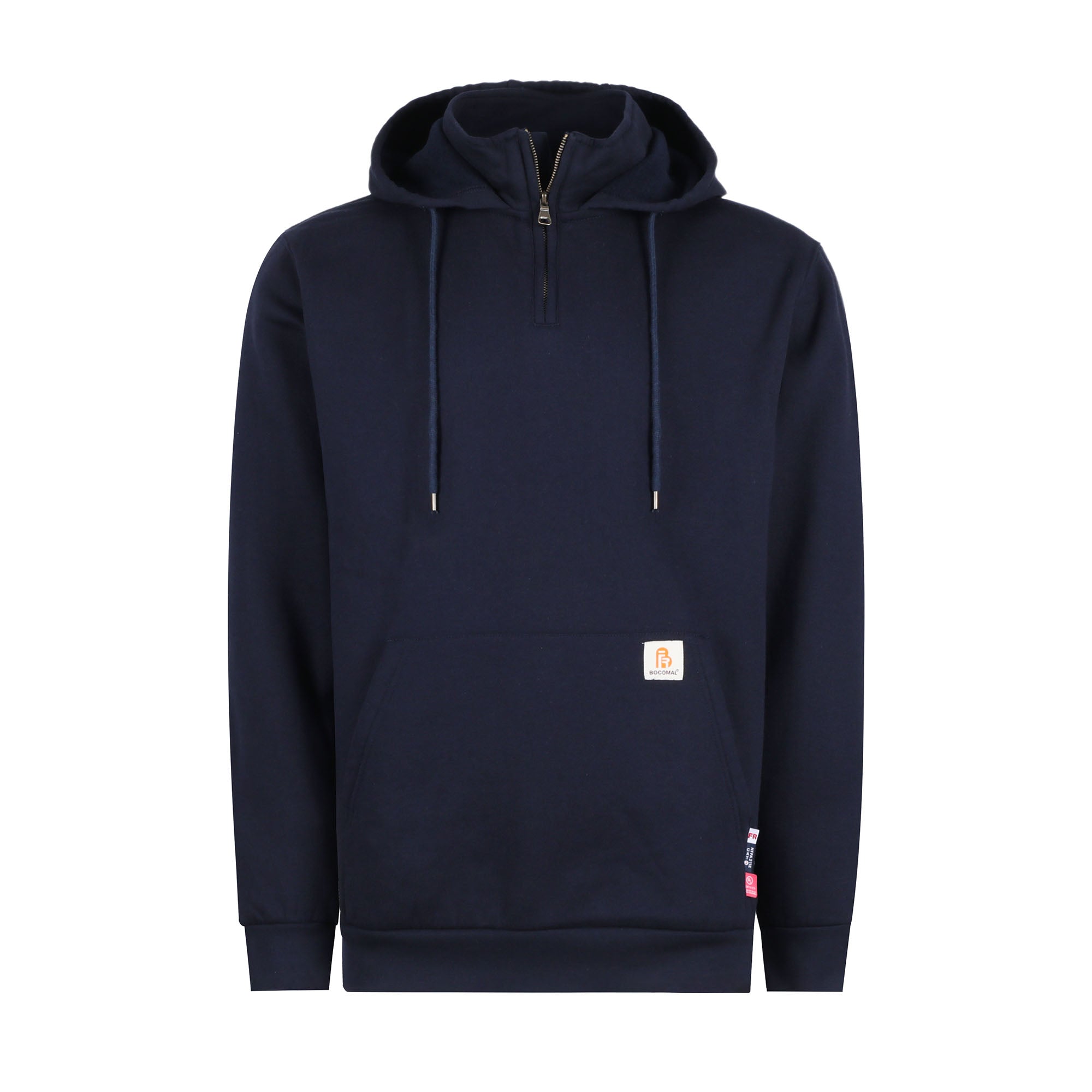 10.5 OZ Classic 1/4 Zipper Pullover Hoodies/Solid Color-4509