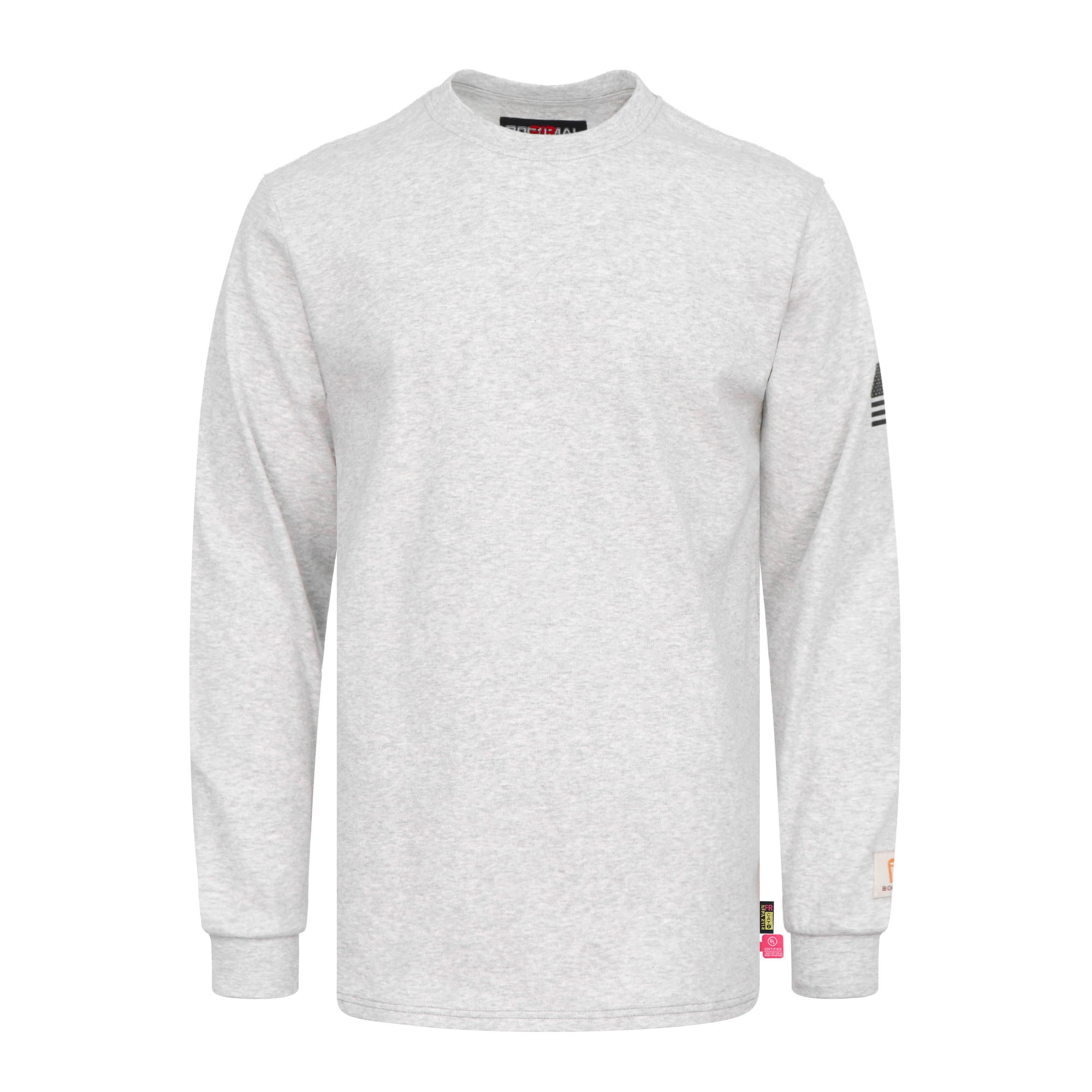 7oz Midweight Flame Resistant Flag/Skull Print Henley T-Shirts NFPA2112 CAT2-D1203