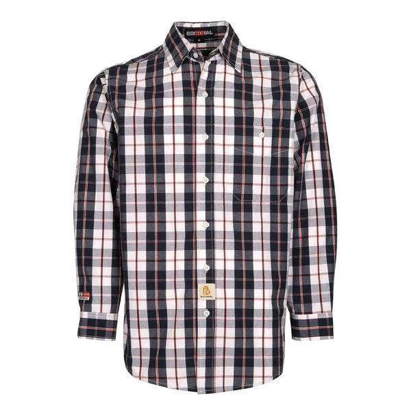 4.5OZ Printed Plaid Shirts With Button