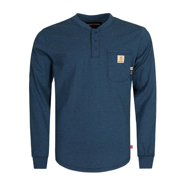 6OZ Button Pullover T-Shirts/Heather Color Series