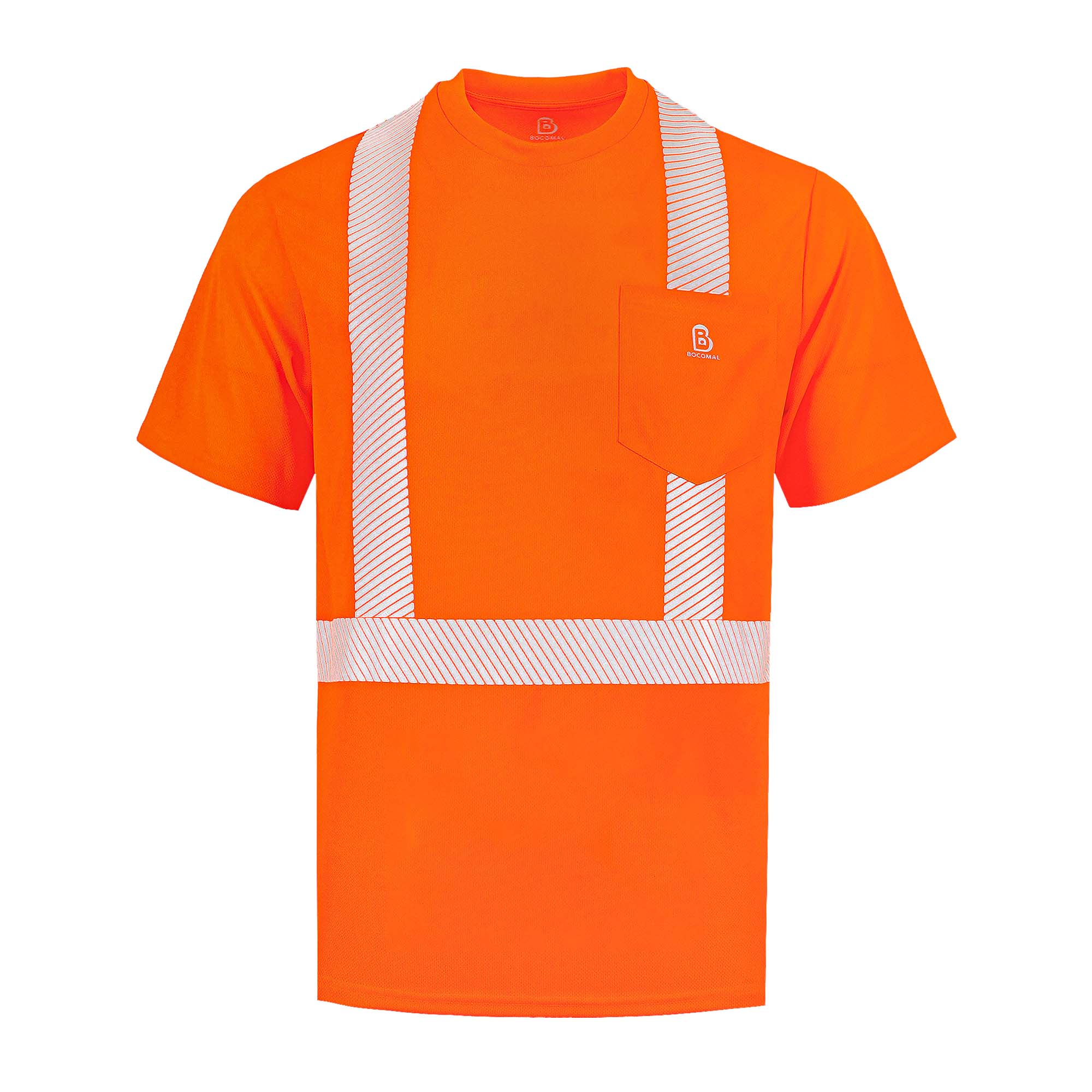 4OZ High Visibility Shirts Reflective Breathable Safety Work Tee (NON-FR)- TS132B