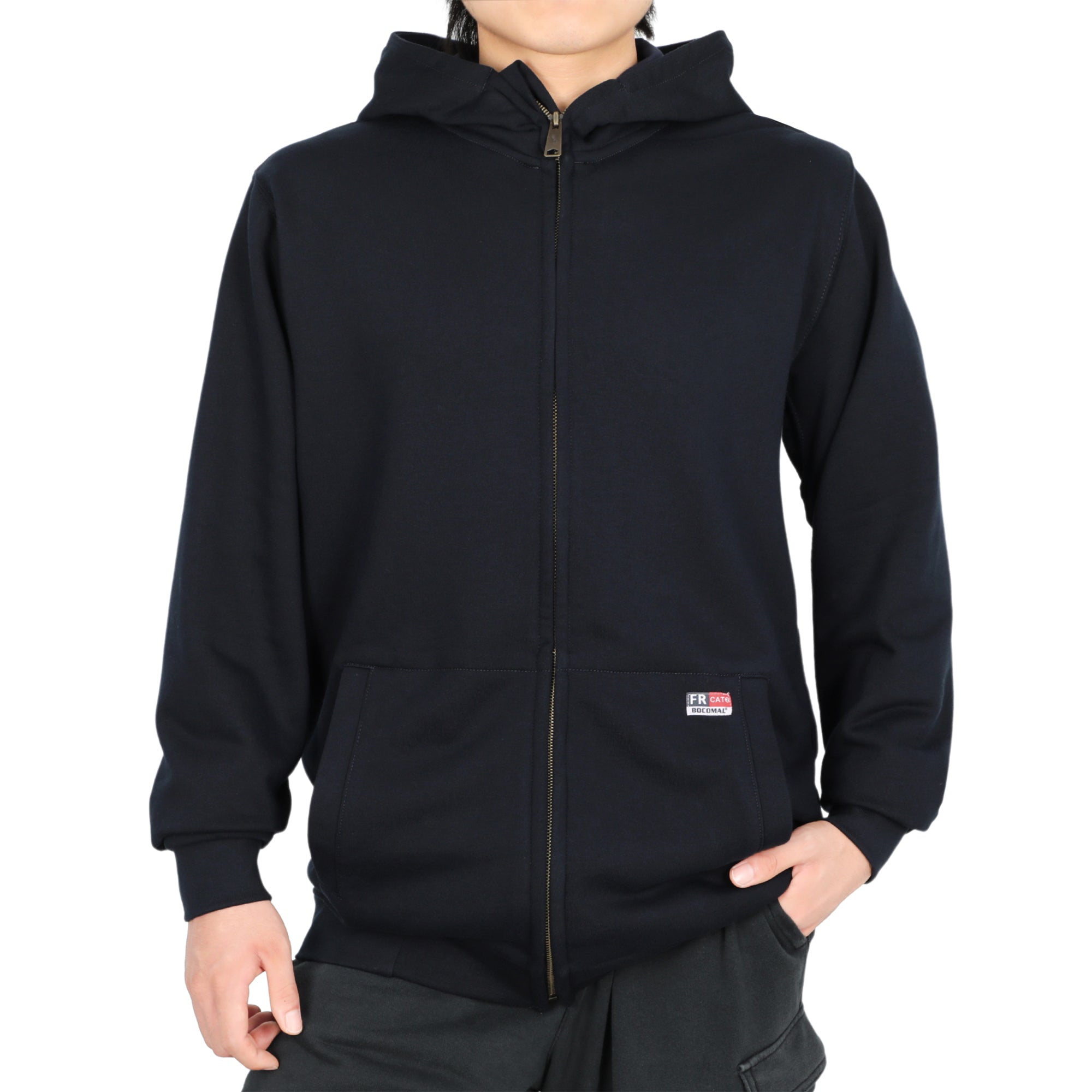 12.5oz Heavyweight Permanent Flame Resistant Modacrylic Cotton Hooded Sweatshirts-9634/9534