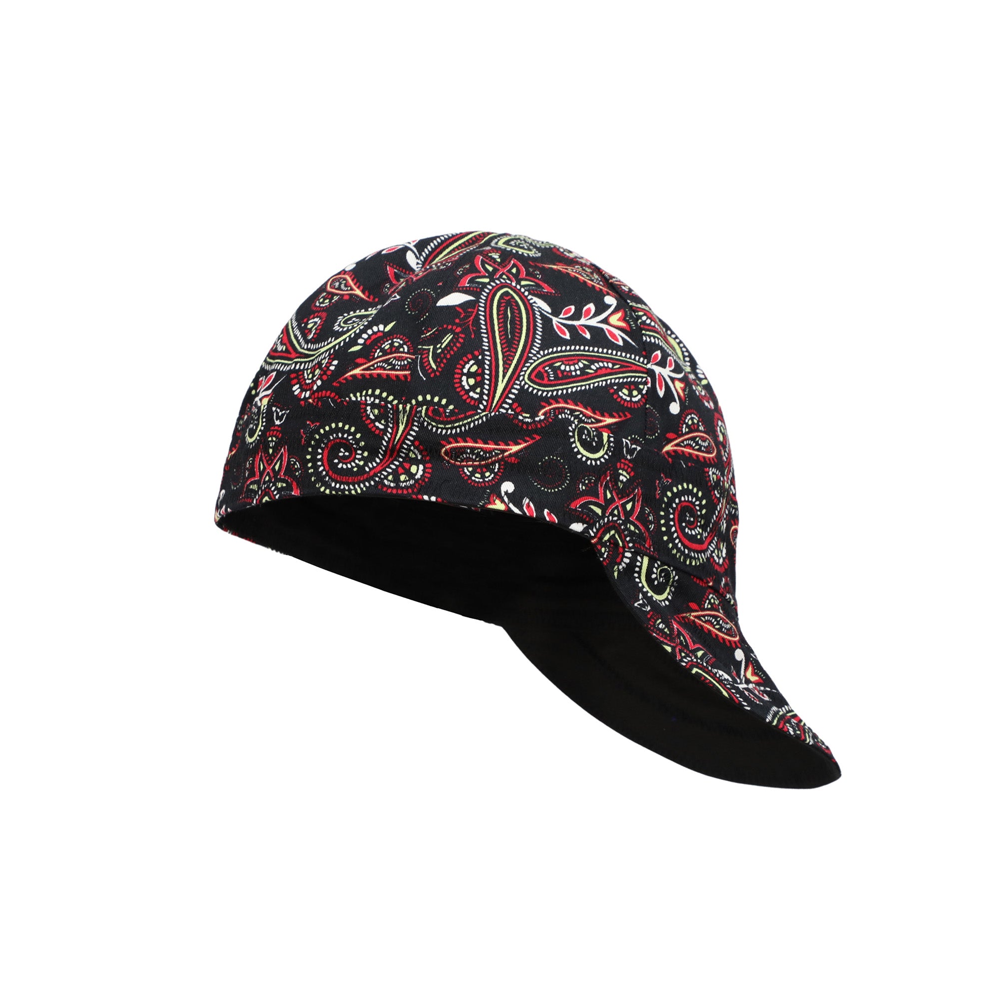 6.5OZ Mid-weight Cotton Twill Flame Resistant Paisley Printed Welding Cap - 4816S