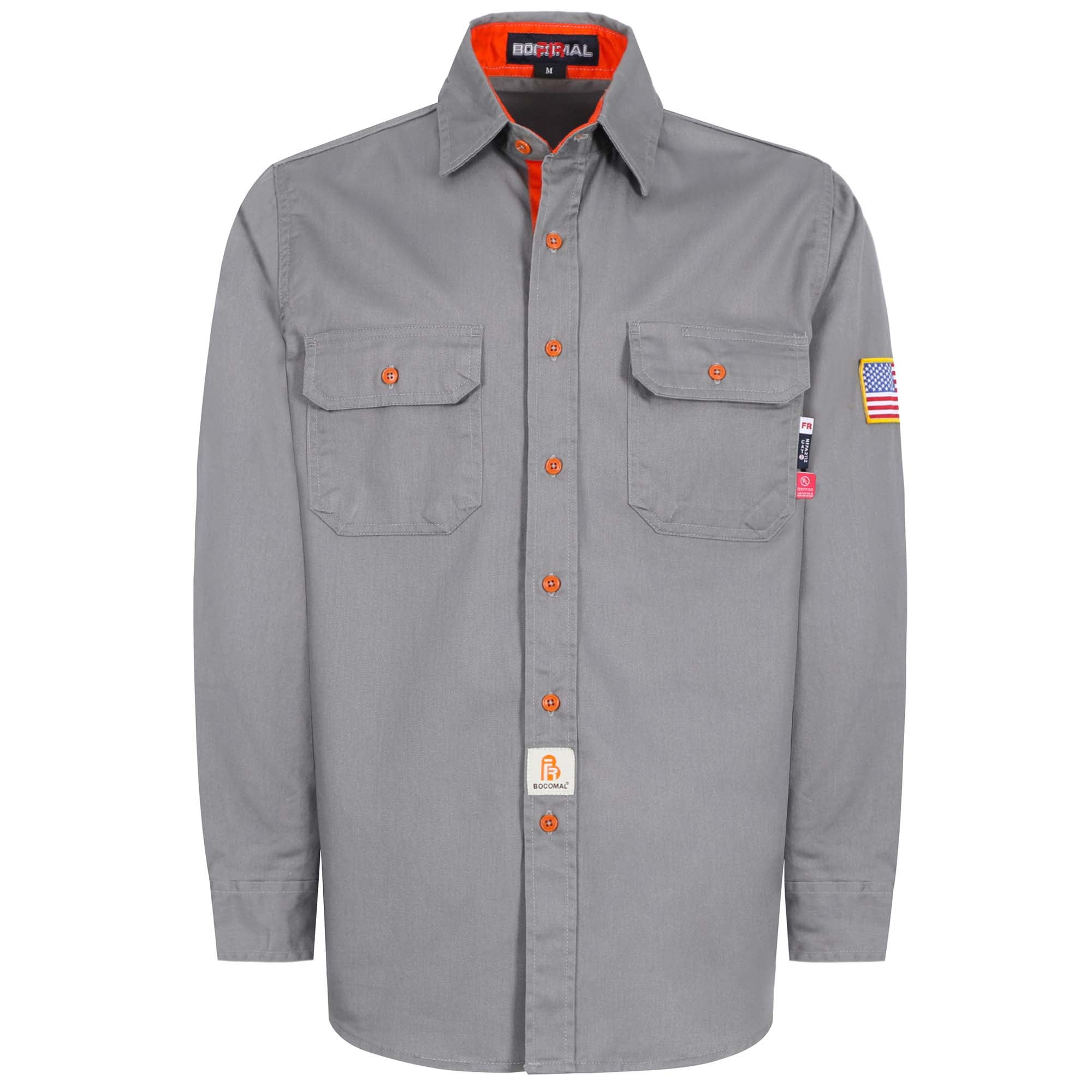6.5OZ Solid Color Shirt With Water & Oil Repellent Finish-5307